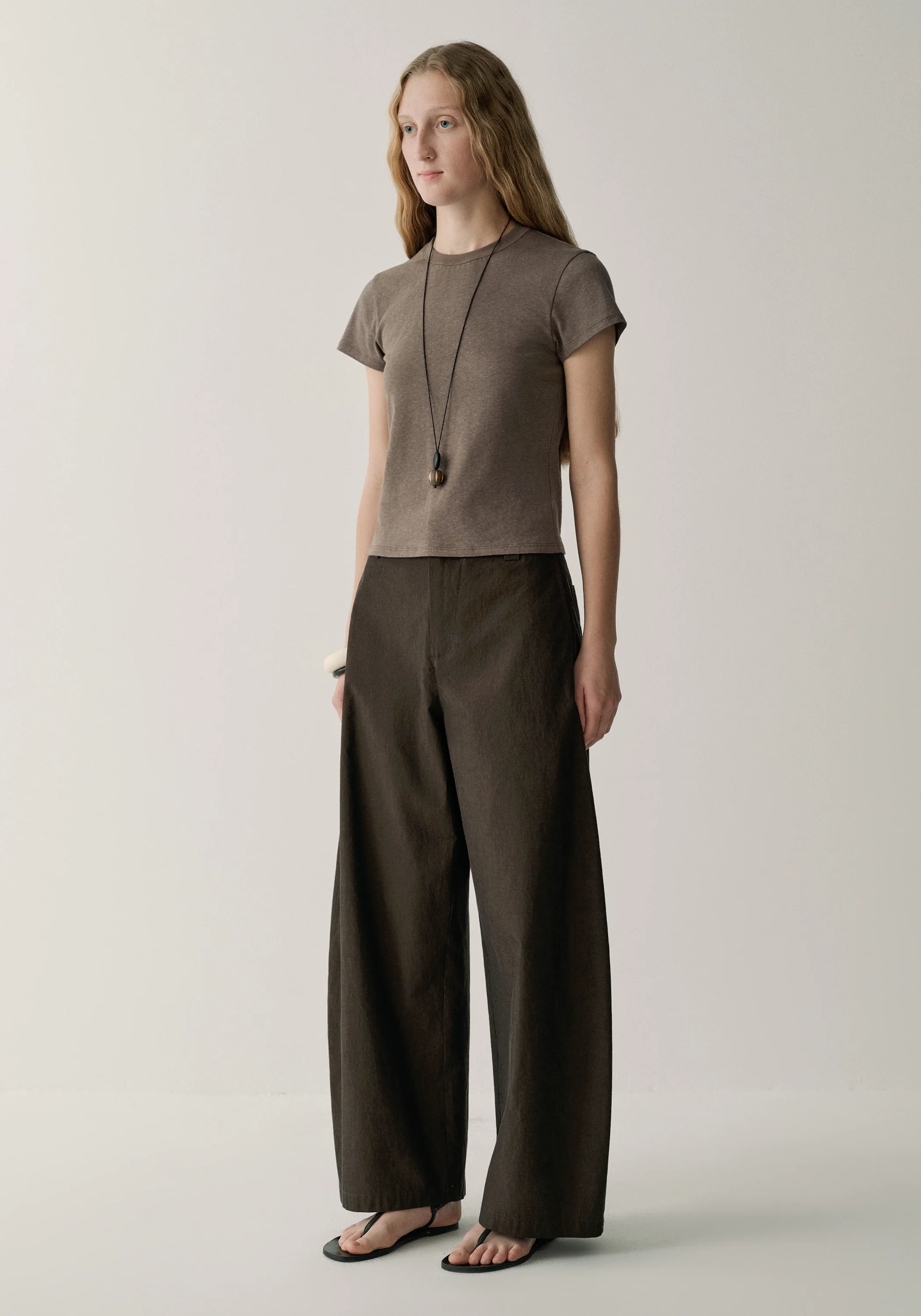 Cap-sleeved T-shirt - Image 4