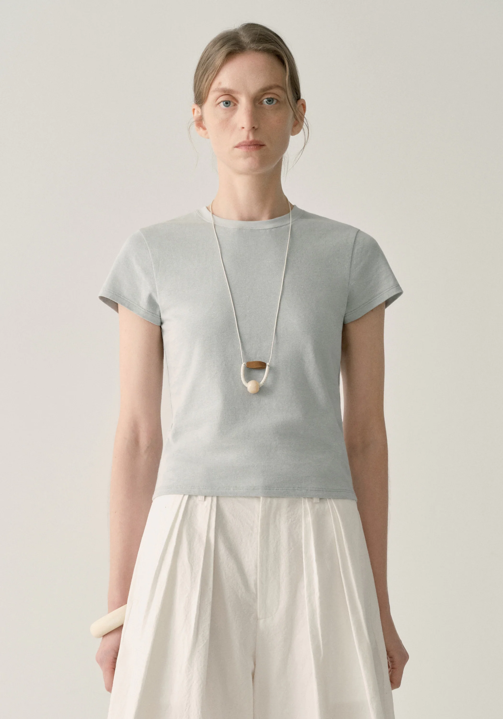 Cap-sleeved T-shirt - Image 9