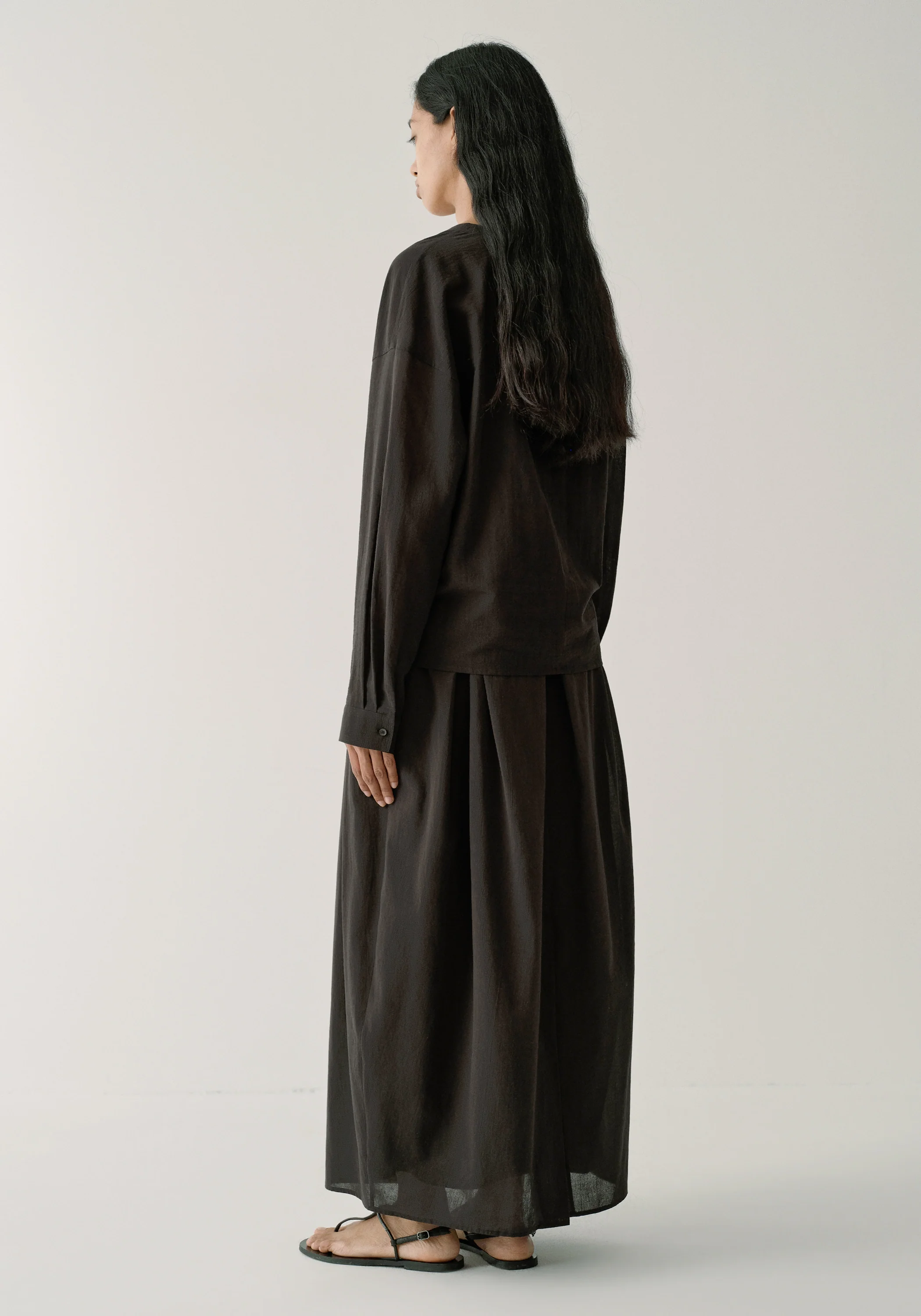 Semi-sheer Cotton Shirt - Image 11