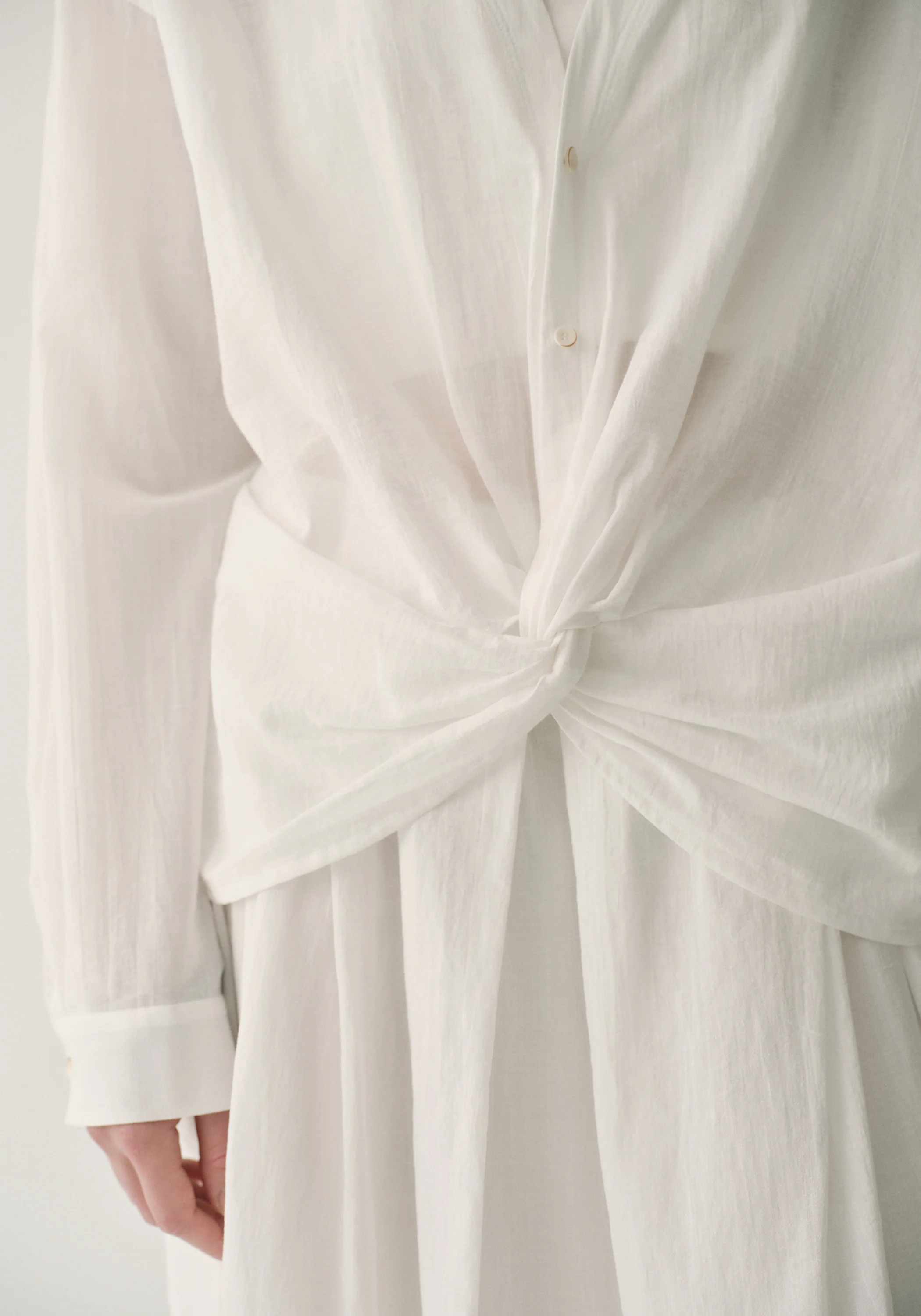 Semi-sheer Cotton Shirt - Image 6