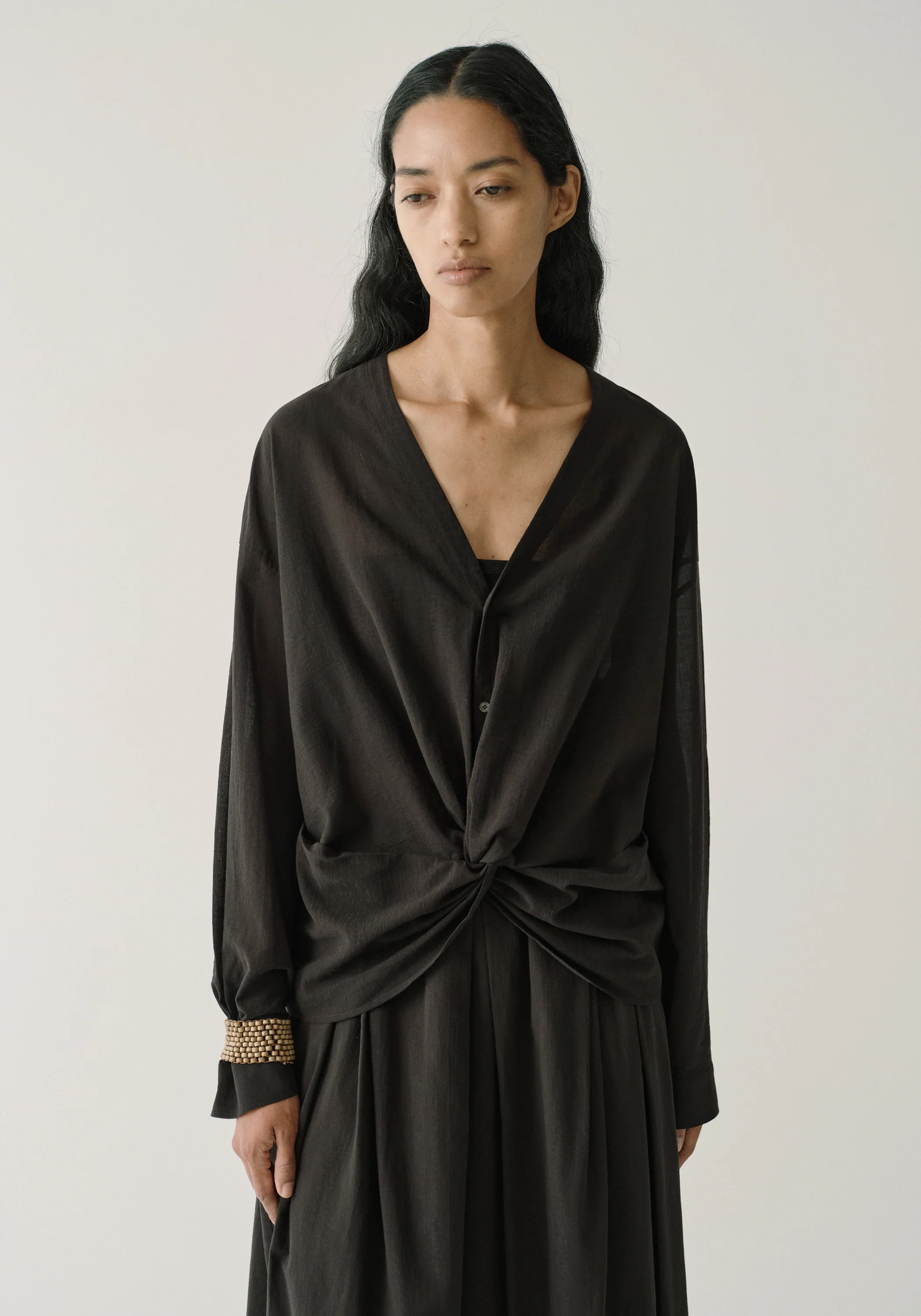 Semi-sheer Cotton Shirt - Image 8