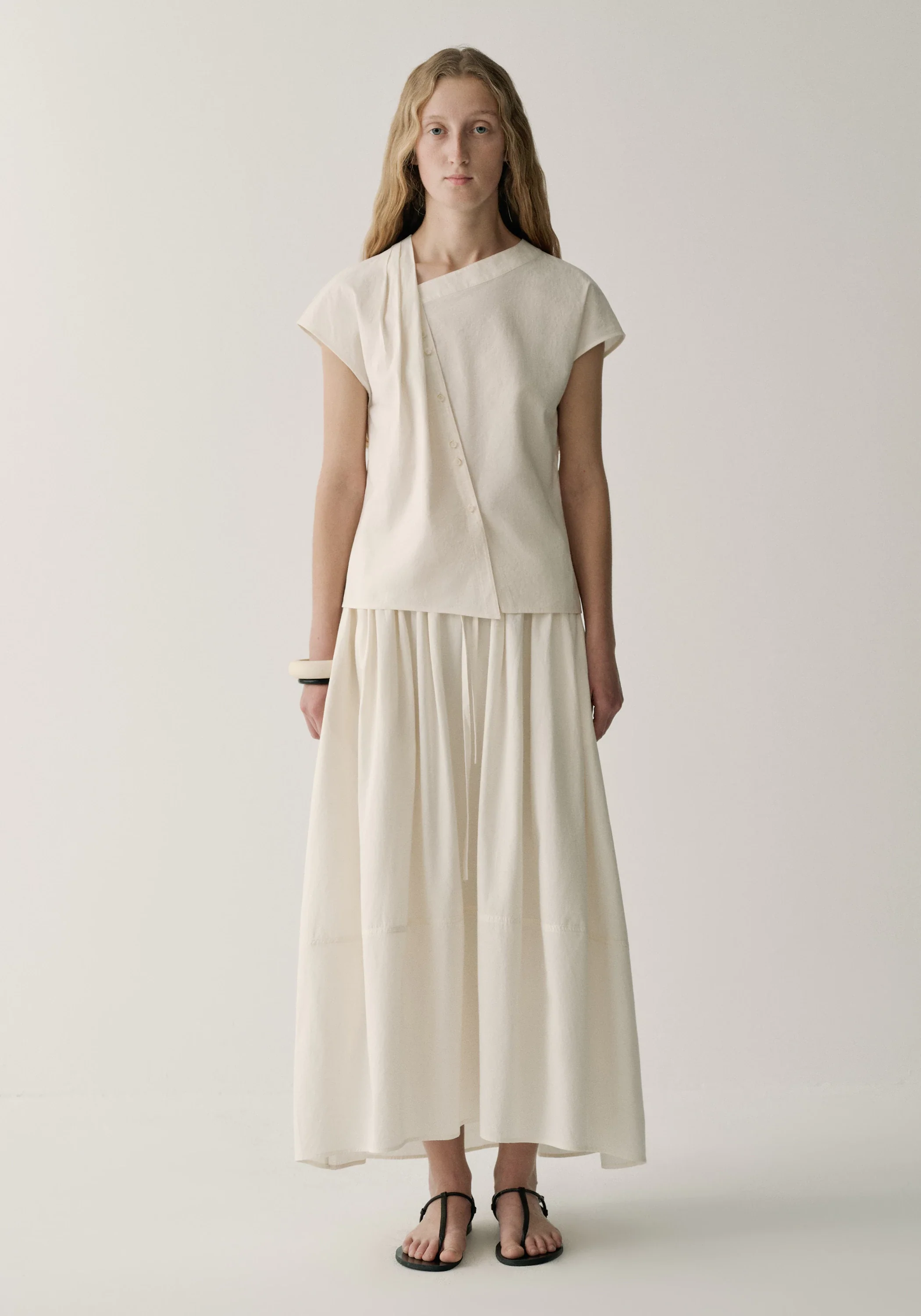 Asymmetric V-neck Top - Image 11