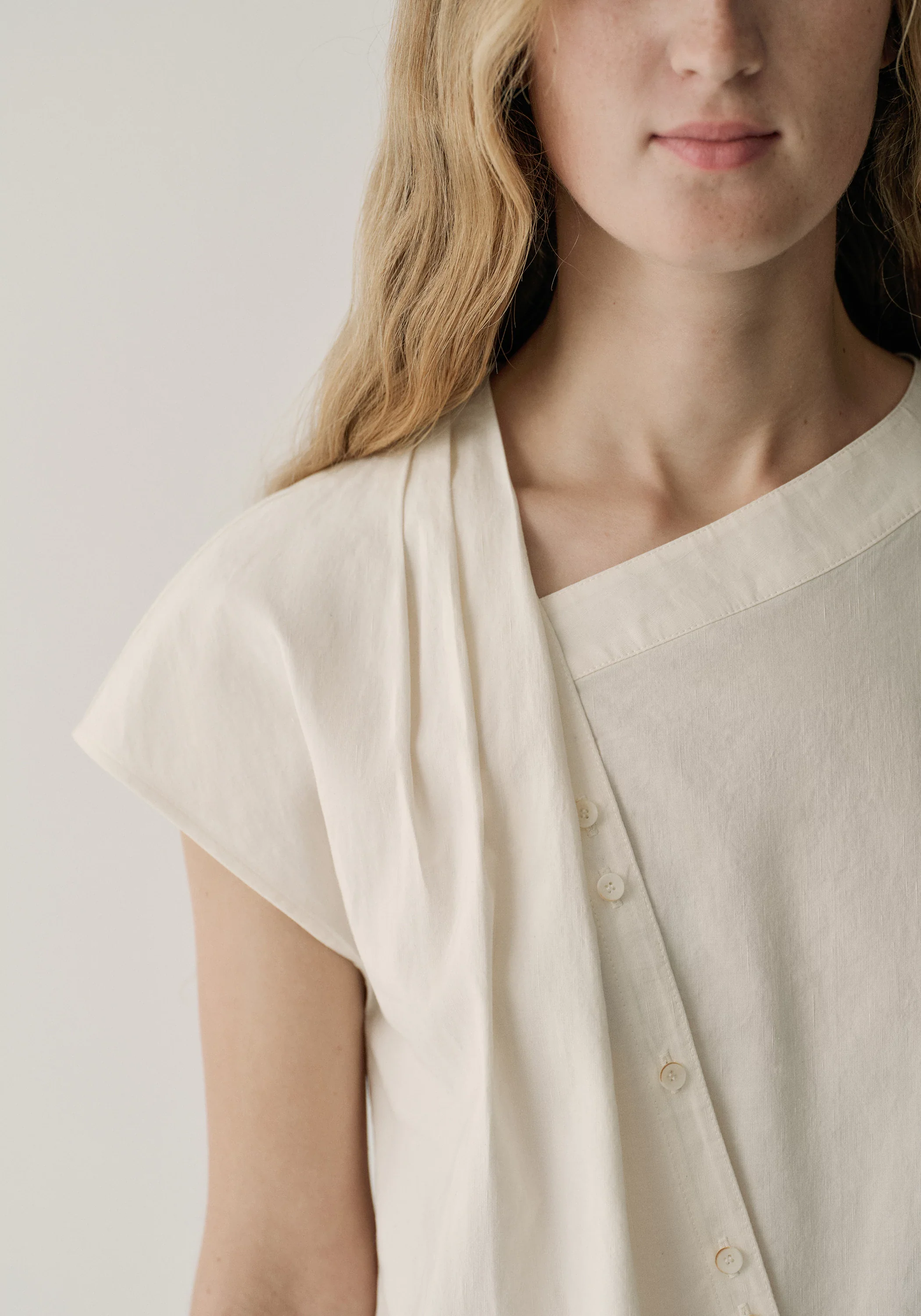 Asymmetric V-neck Top - Image 15