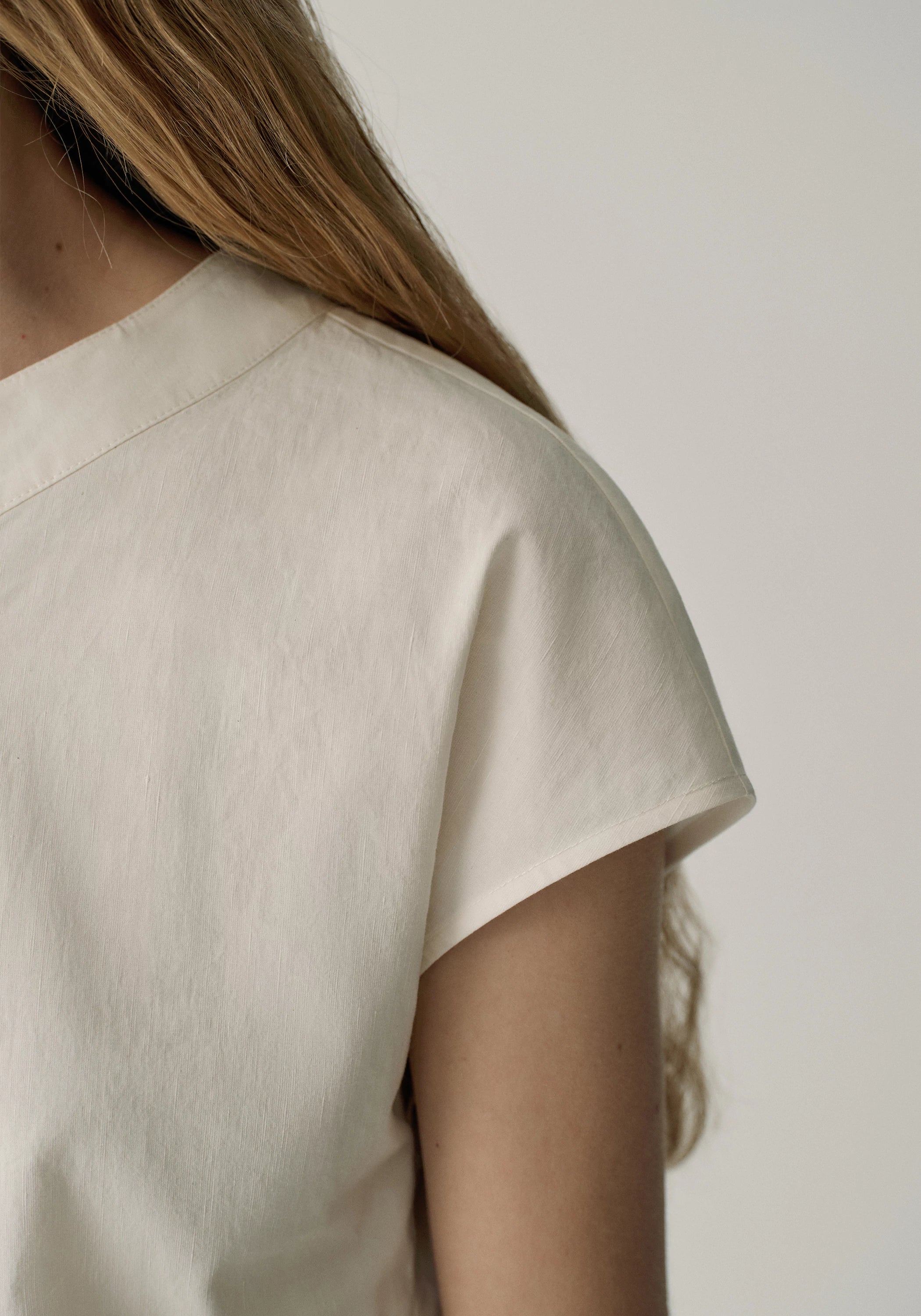 Asymmetric V-neck Top - Image 16