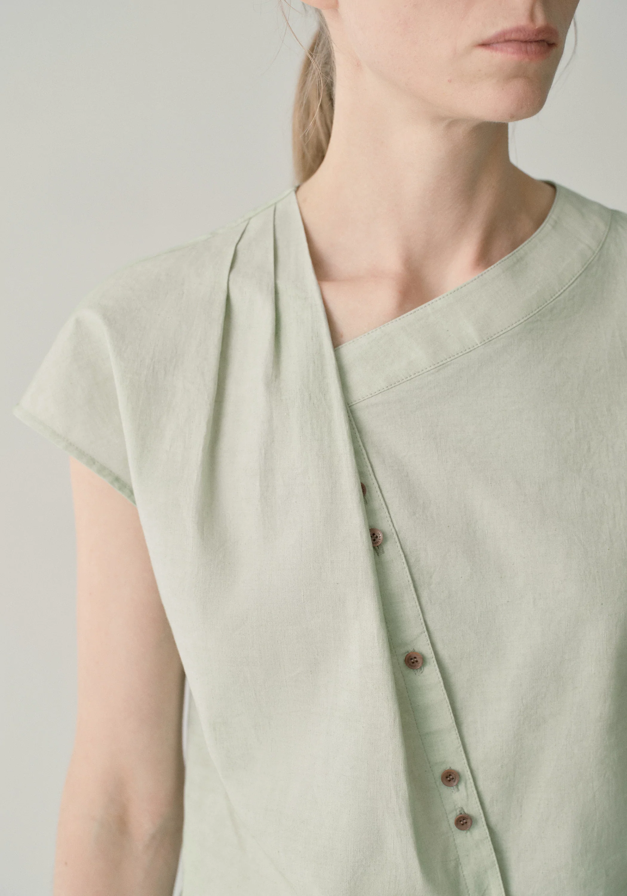 Asymmetric V-neck Top - Image 23