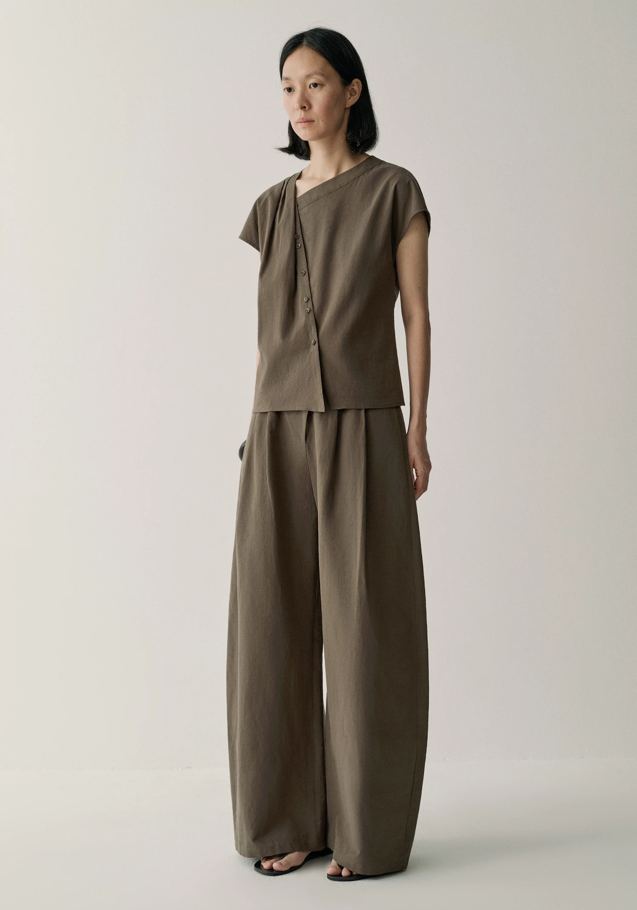 Asymmetric V-neck Top - Image 4