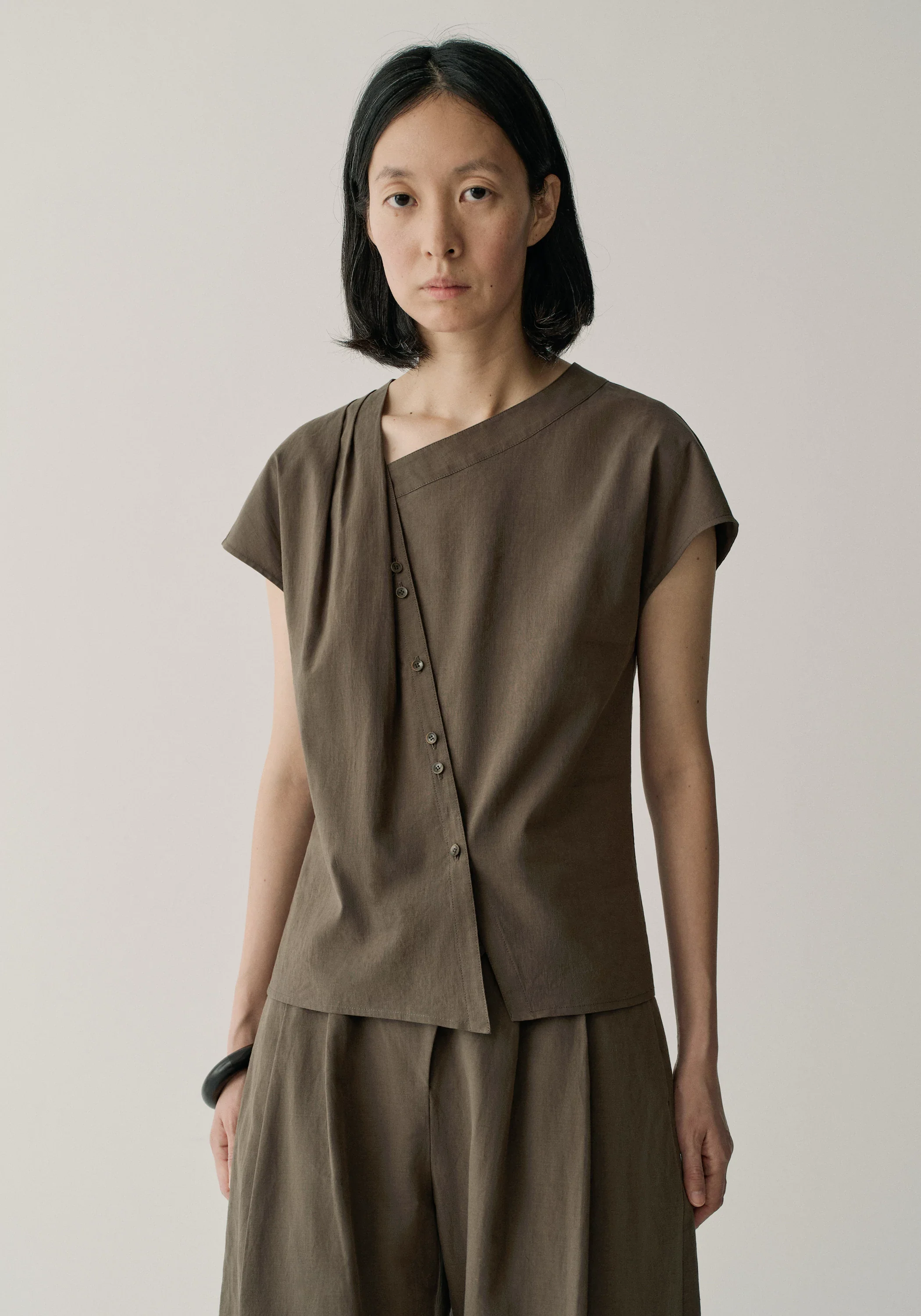 Asymmetric V-neck Top - Image 6