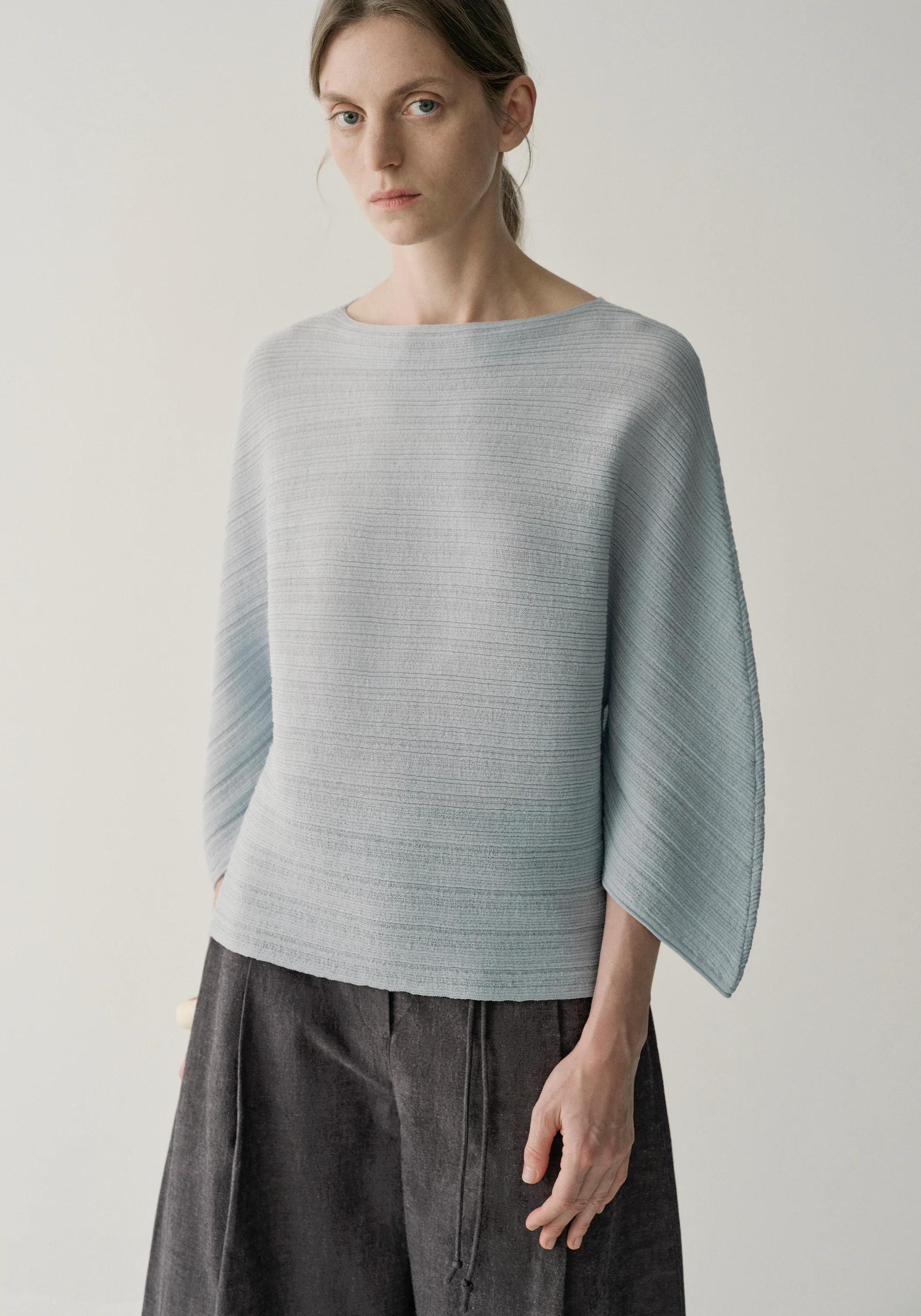 Merino Wool Ribbed Pullover - Image 6