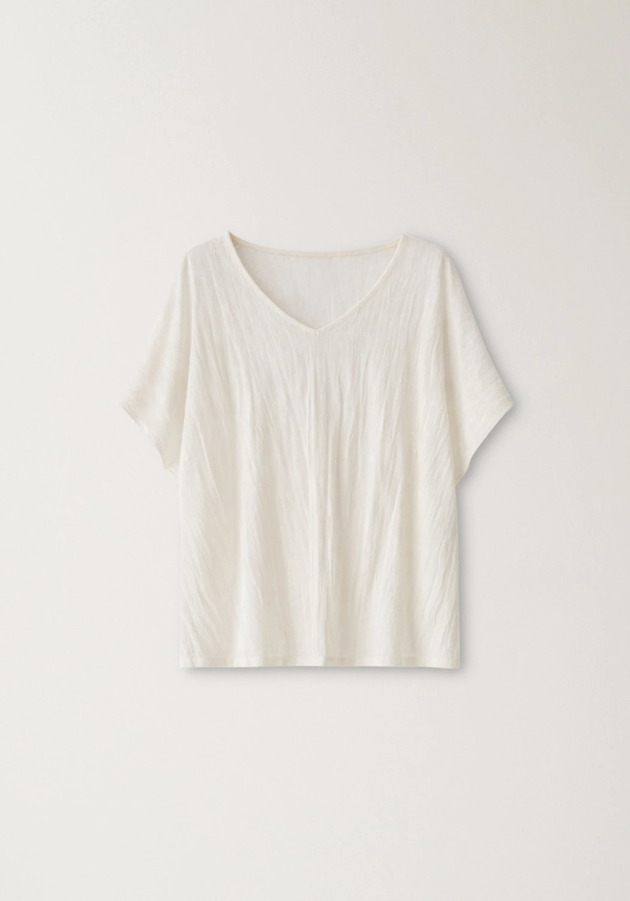 Pleated Semi-sheer Pullover - Image 2