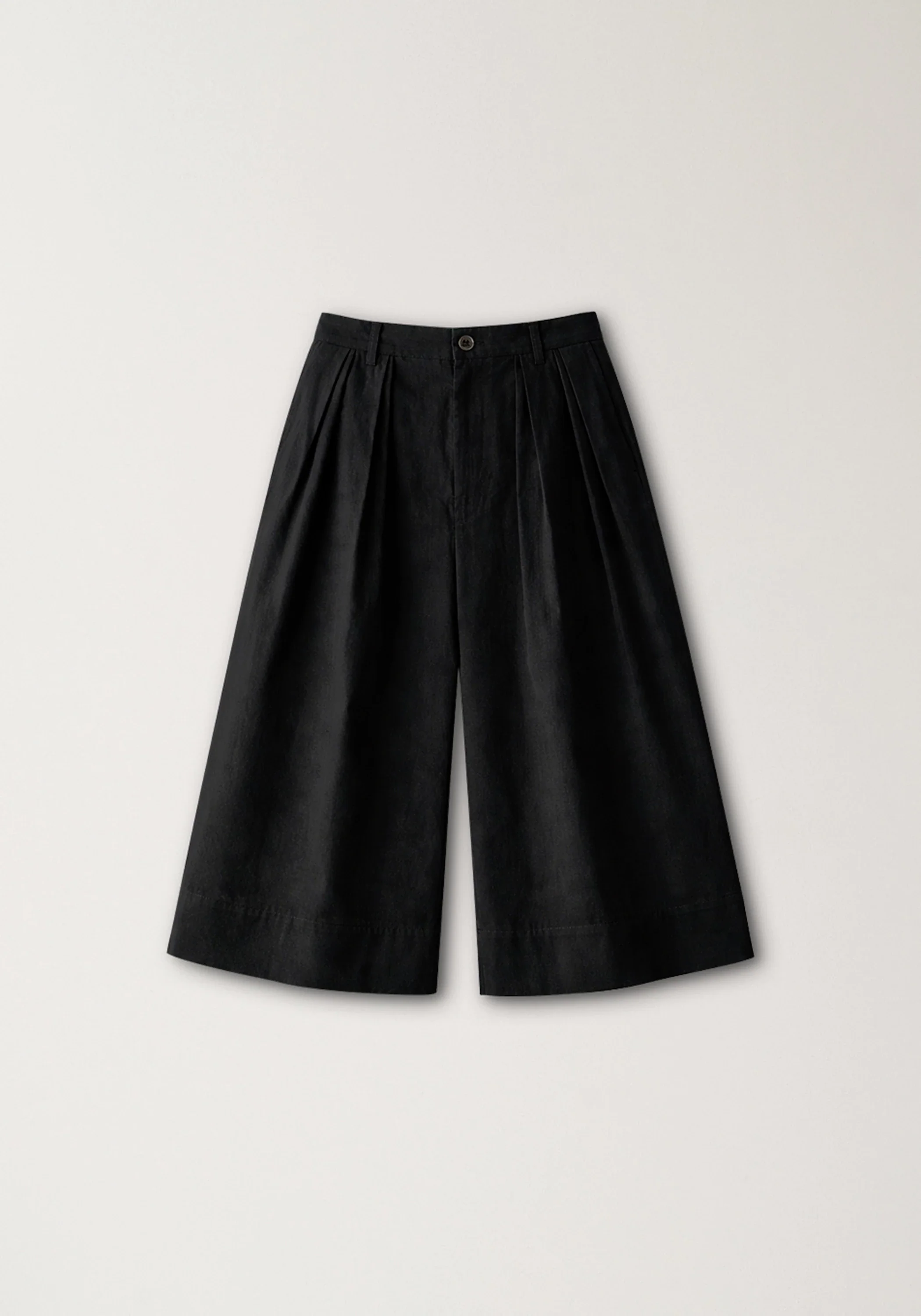 Pleated Wide-leg Culottes - Image 2