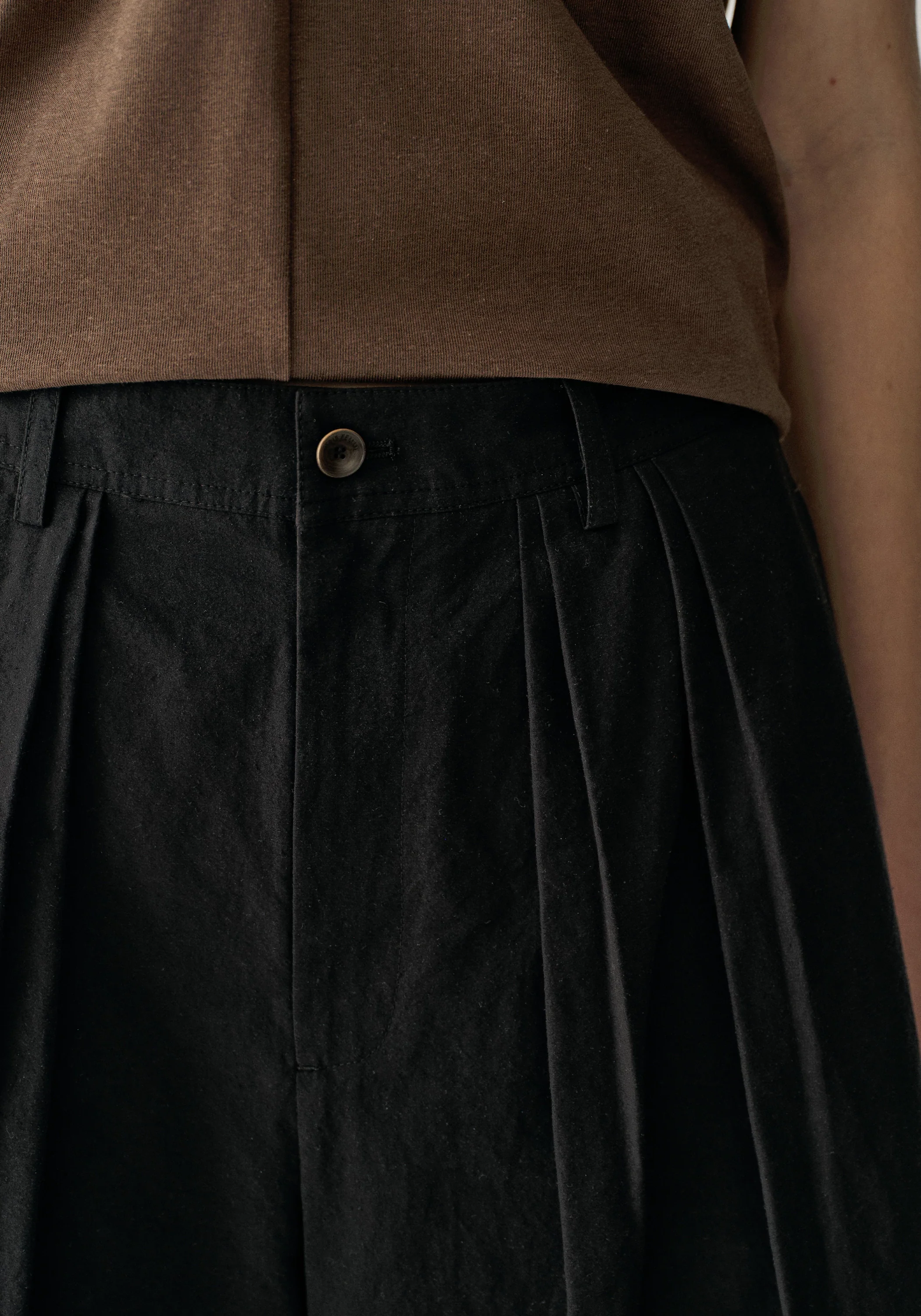 Pleated Wide-leg Culottes - Image 7