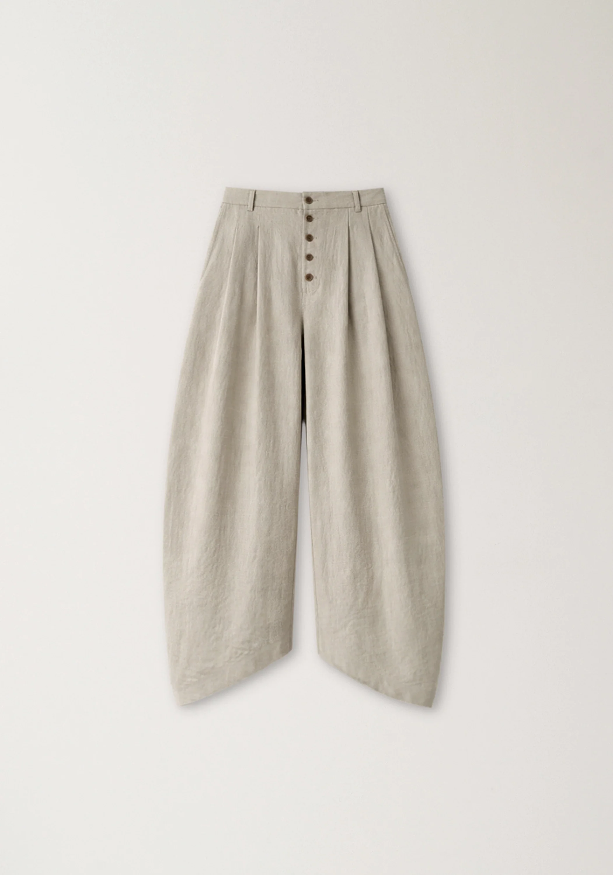 Bias-hem Curved Pants - Image 2