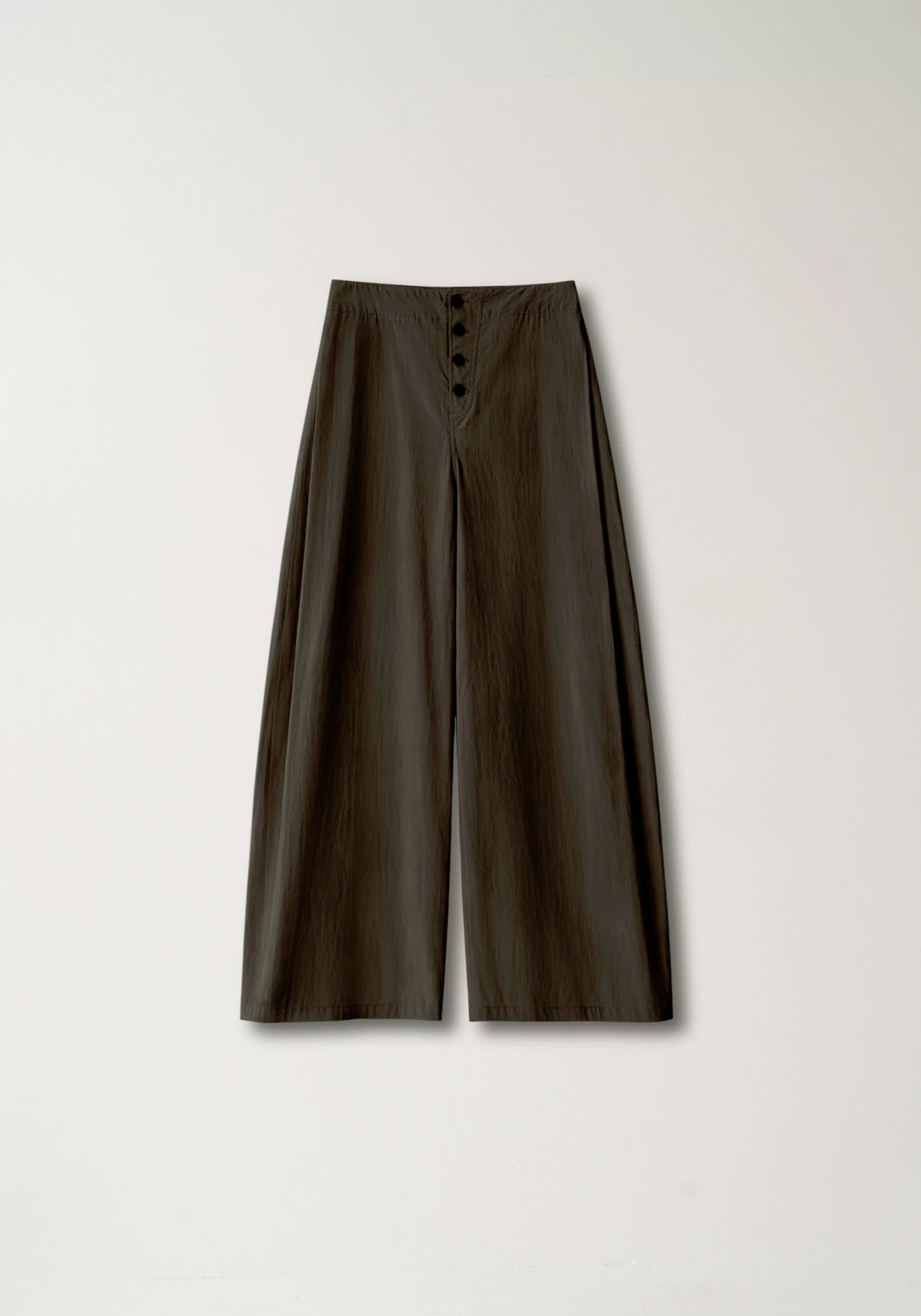 Side-pleats Cotton Pants - Image 2