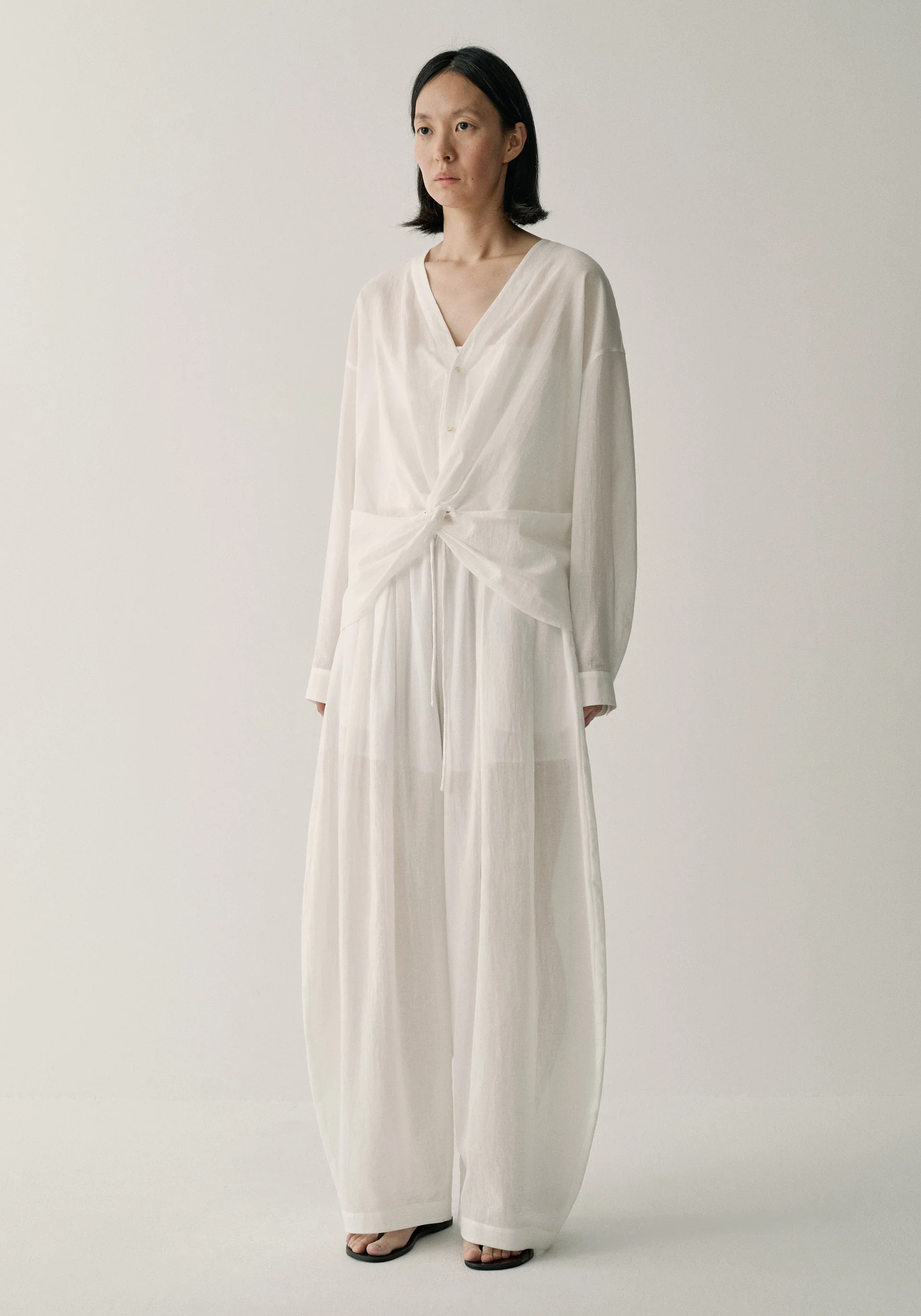 Elastic-waist Balloon Pants - Image 10