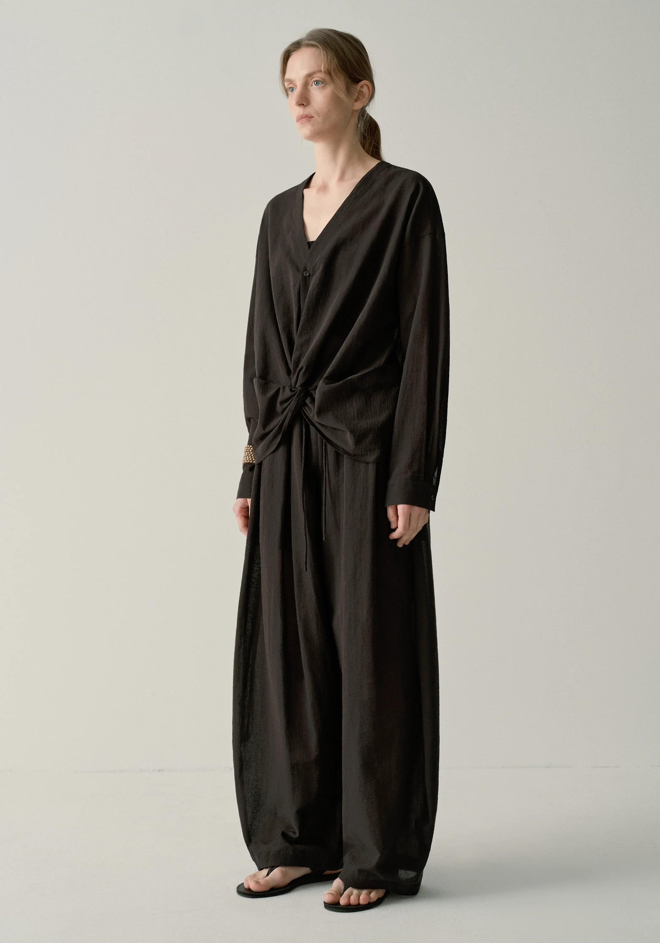 Elastic-waist Balloon Pants - Image 7
