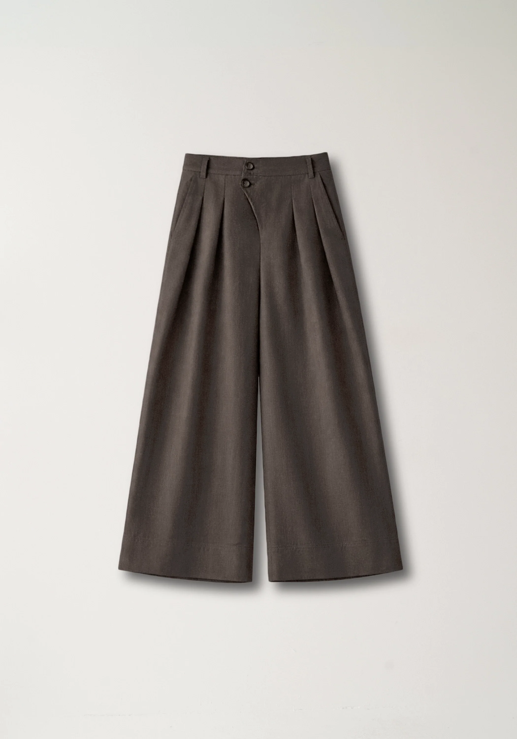 Linen Cropped Pants - Image 2