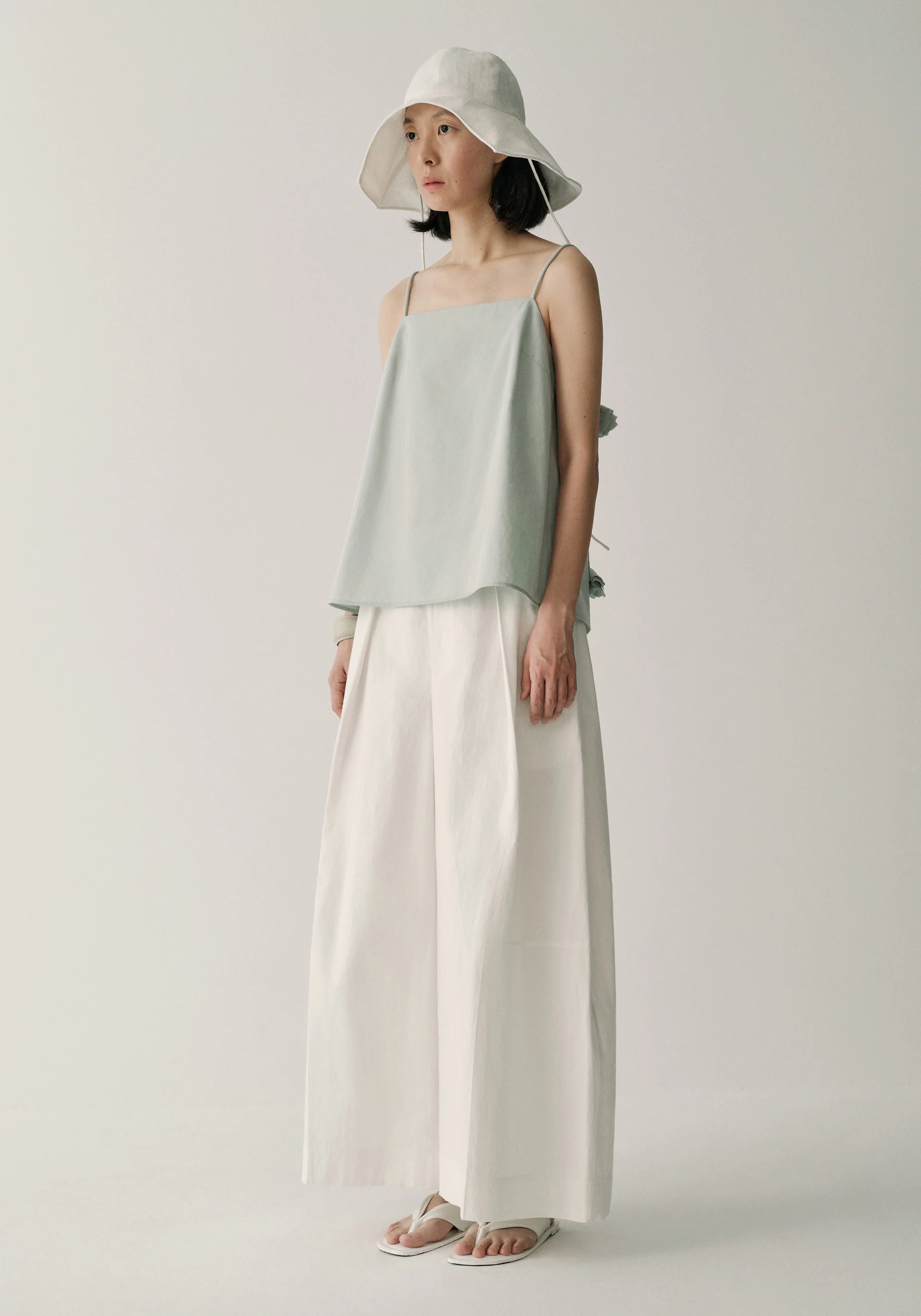 Cotton-linen Wide-leg Pants - Image 10