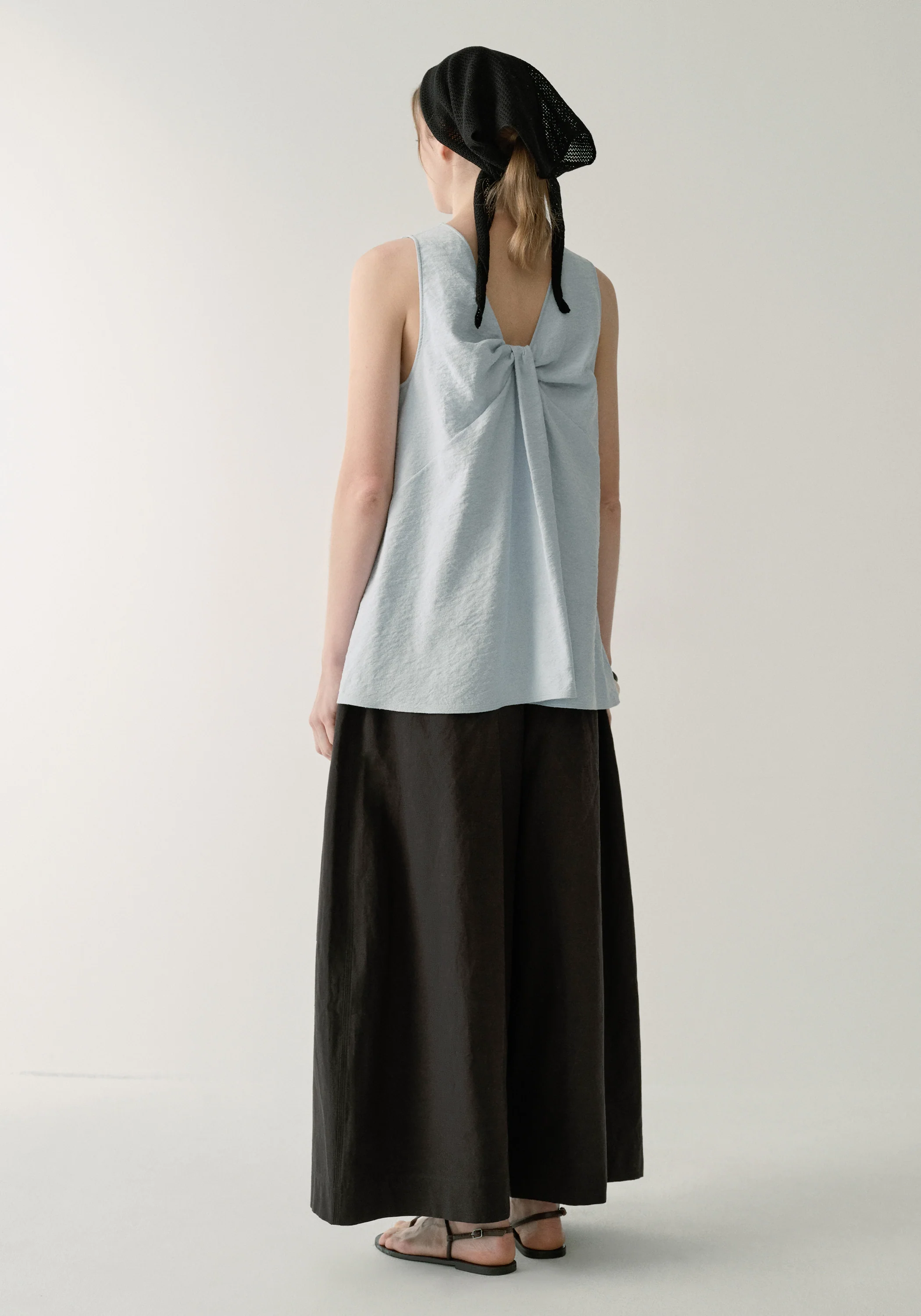 Cotton-linen Wide-leg Pants - Image 4