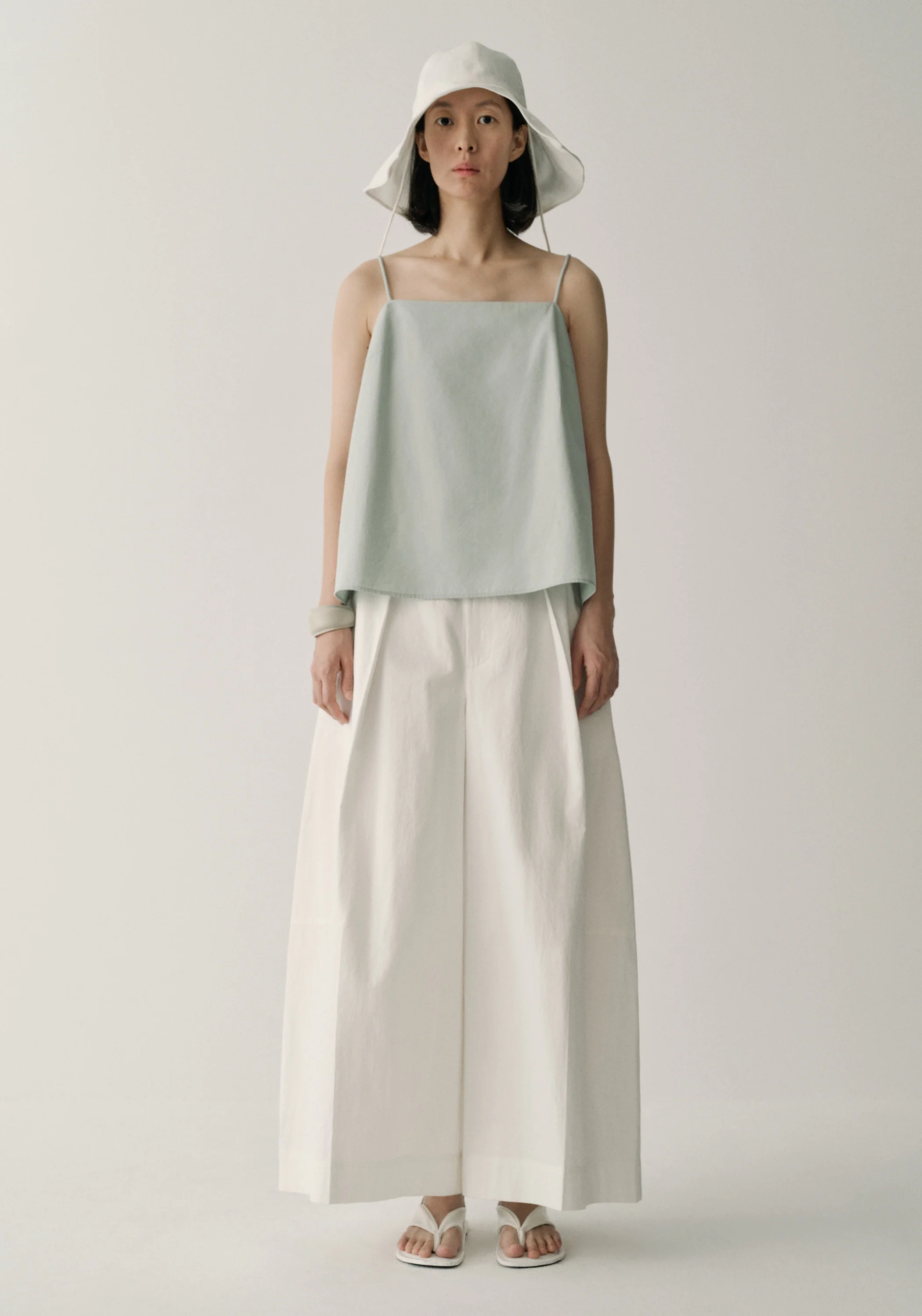 Cotton-linen Wide-leg Pants - Image 9
