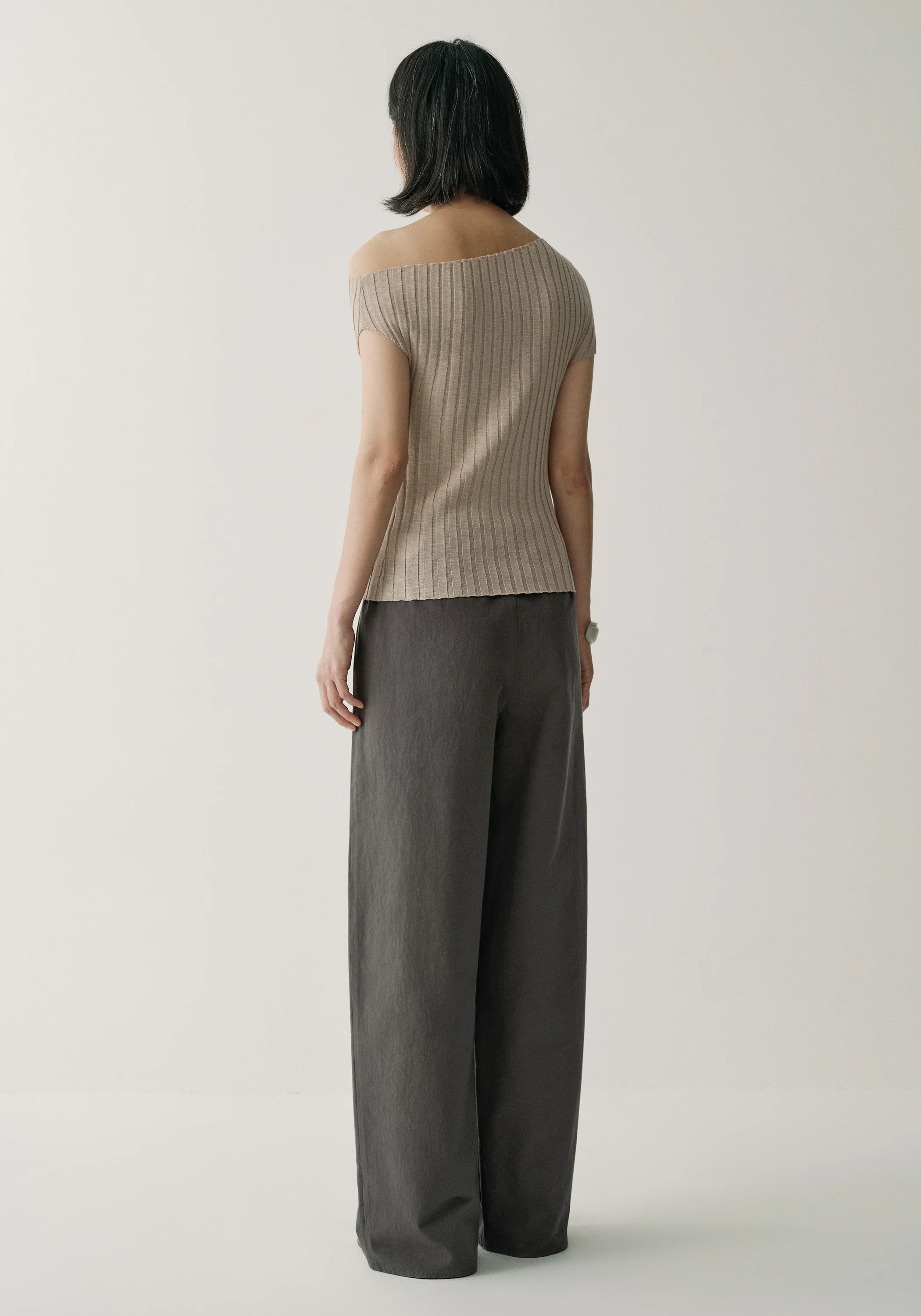 Drawsting Straight Cotton Pants - Image 11