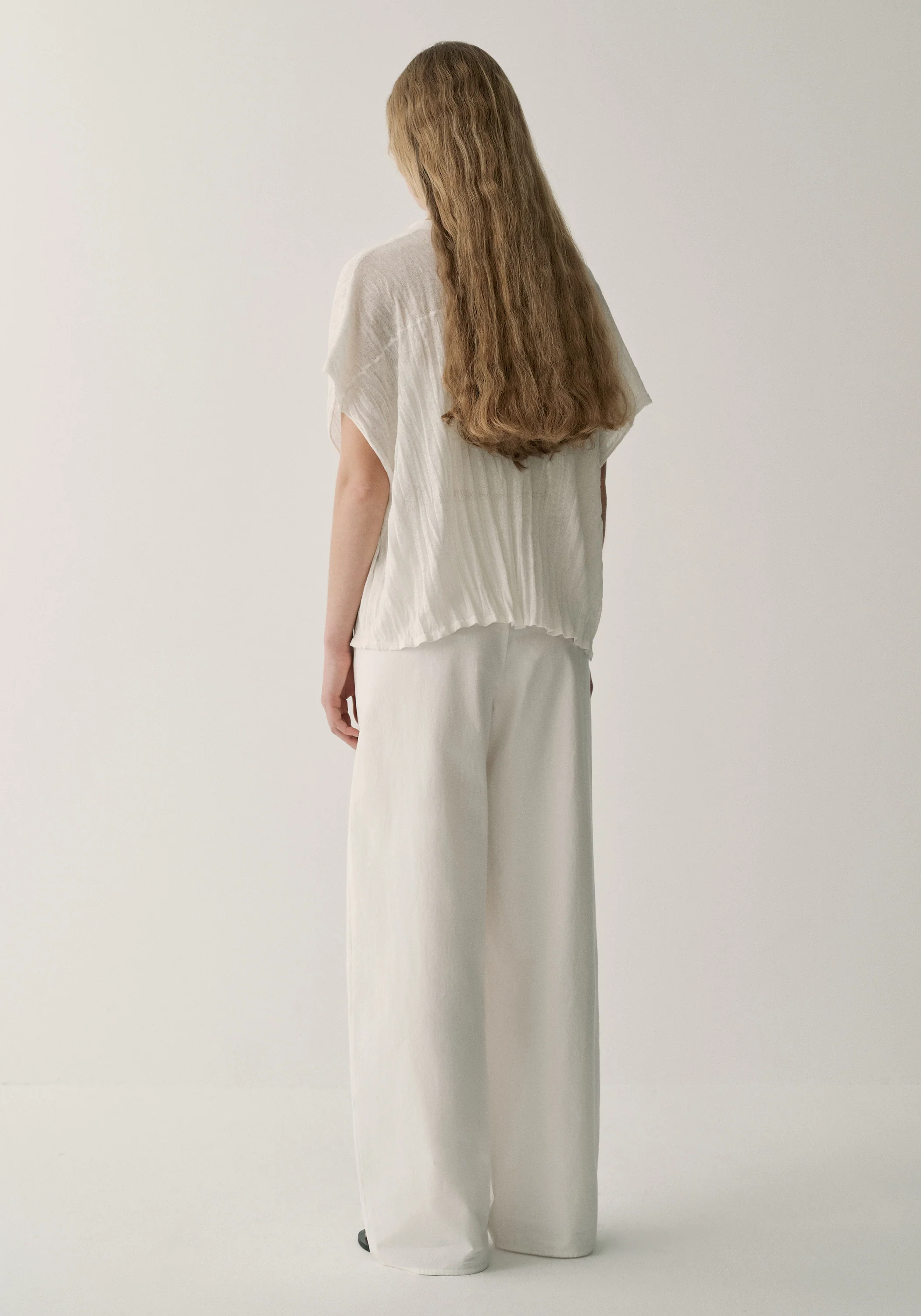 Drawsting Straight Cotton Pants - Image 18