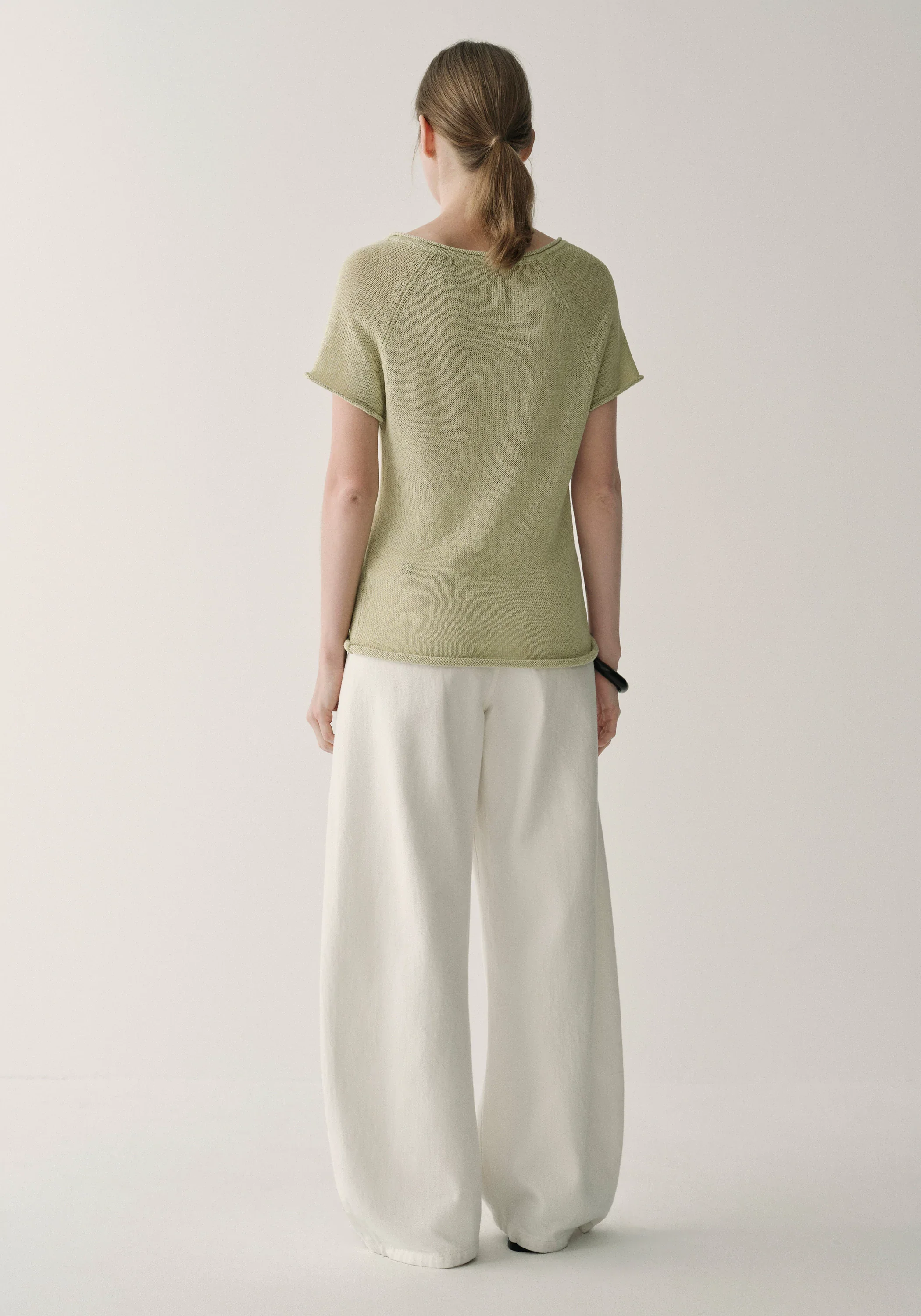 Asymmetric Cotton Jeans - Image 20