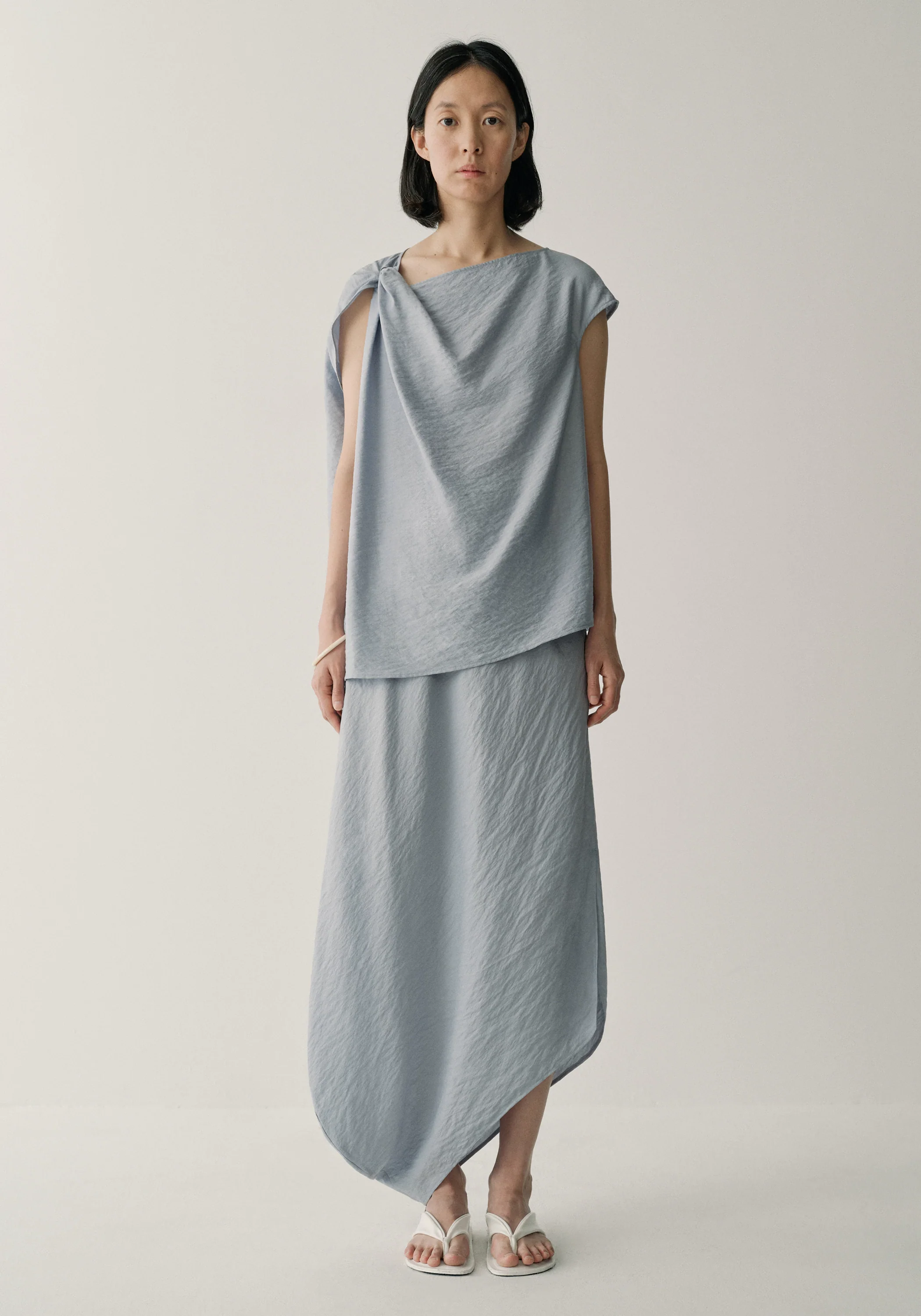 Bias-cut Hem Skirt - Image 15