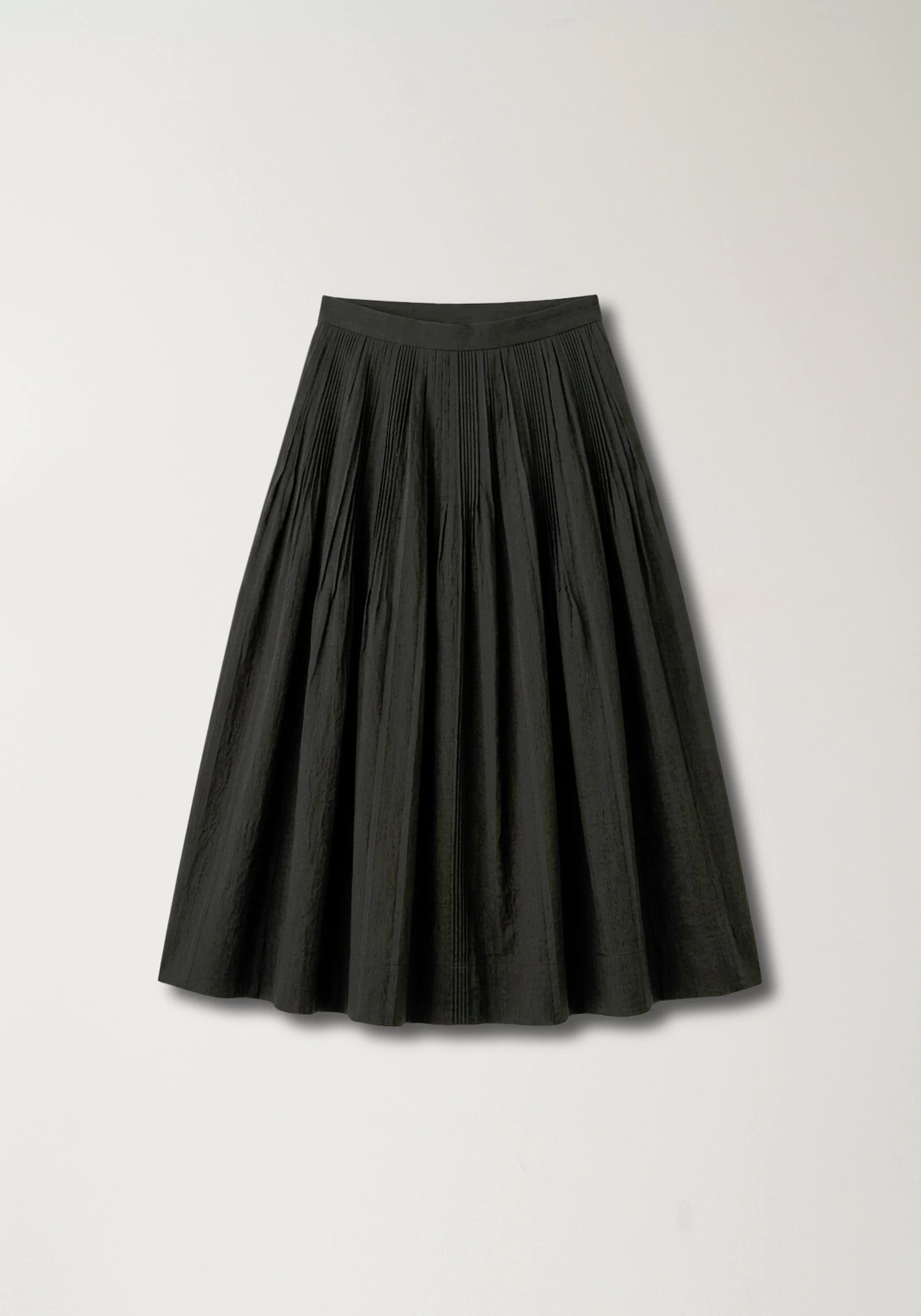 Tuck-pleated A-line Skirt - Image 2