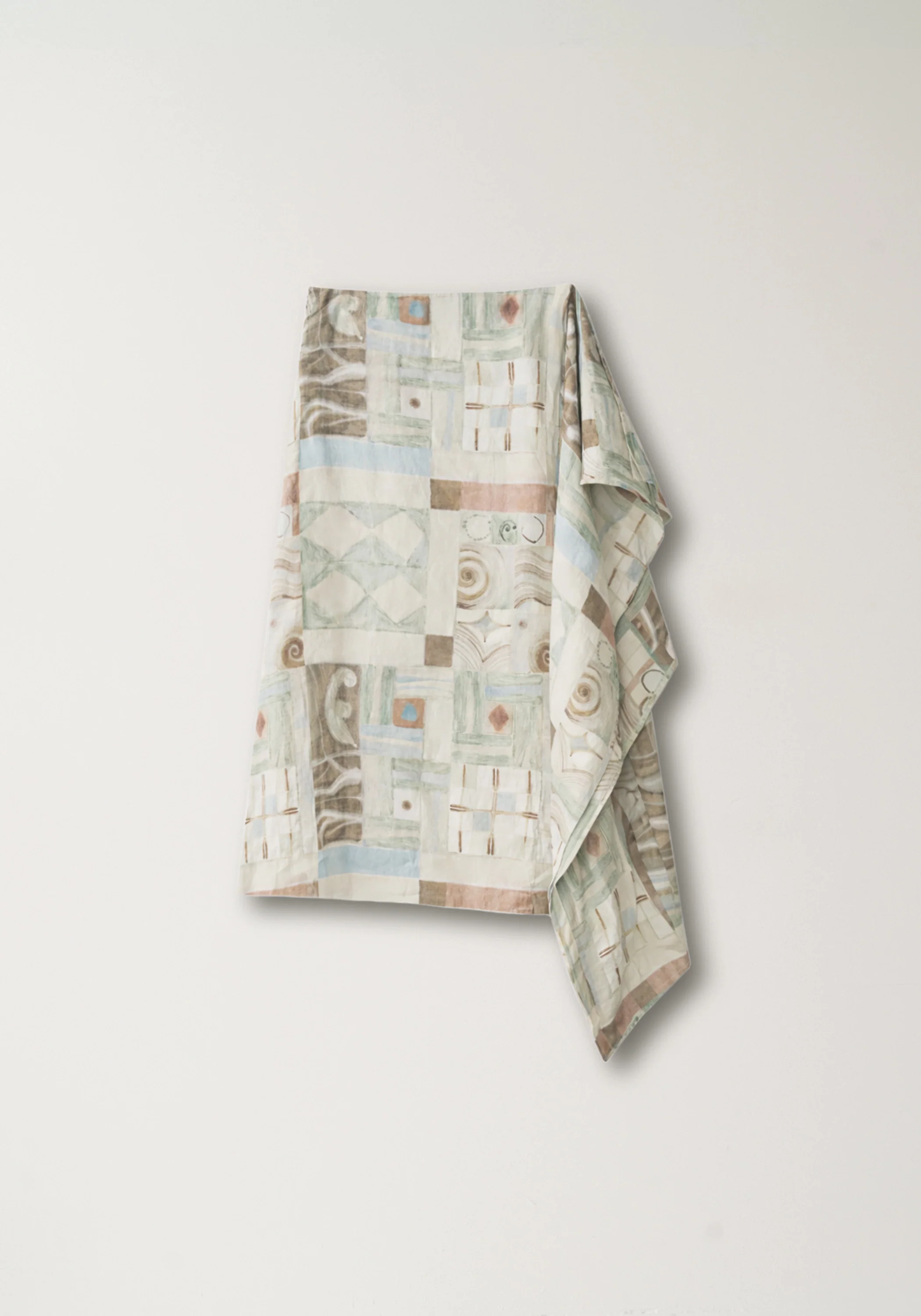 Patterned Linen Skirt - Image 2