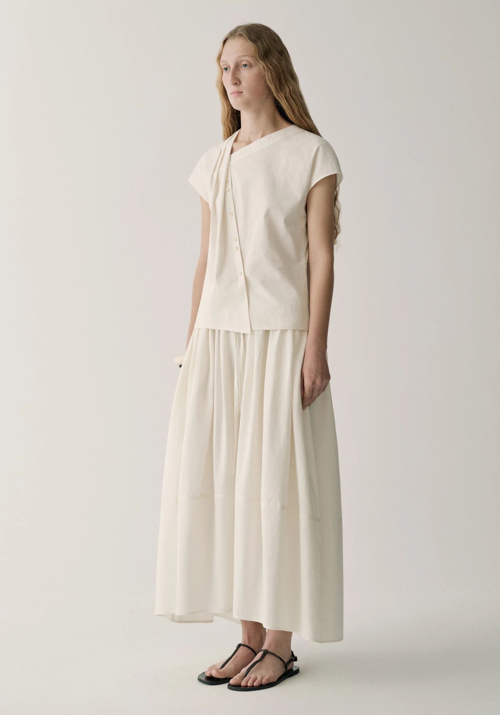 Elastic Waist Cocoon Skirt - Image 11