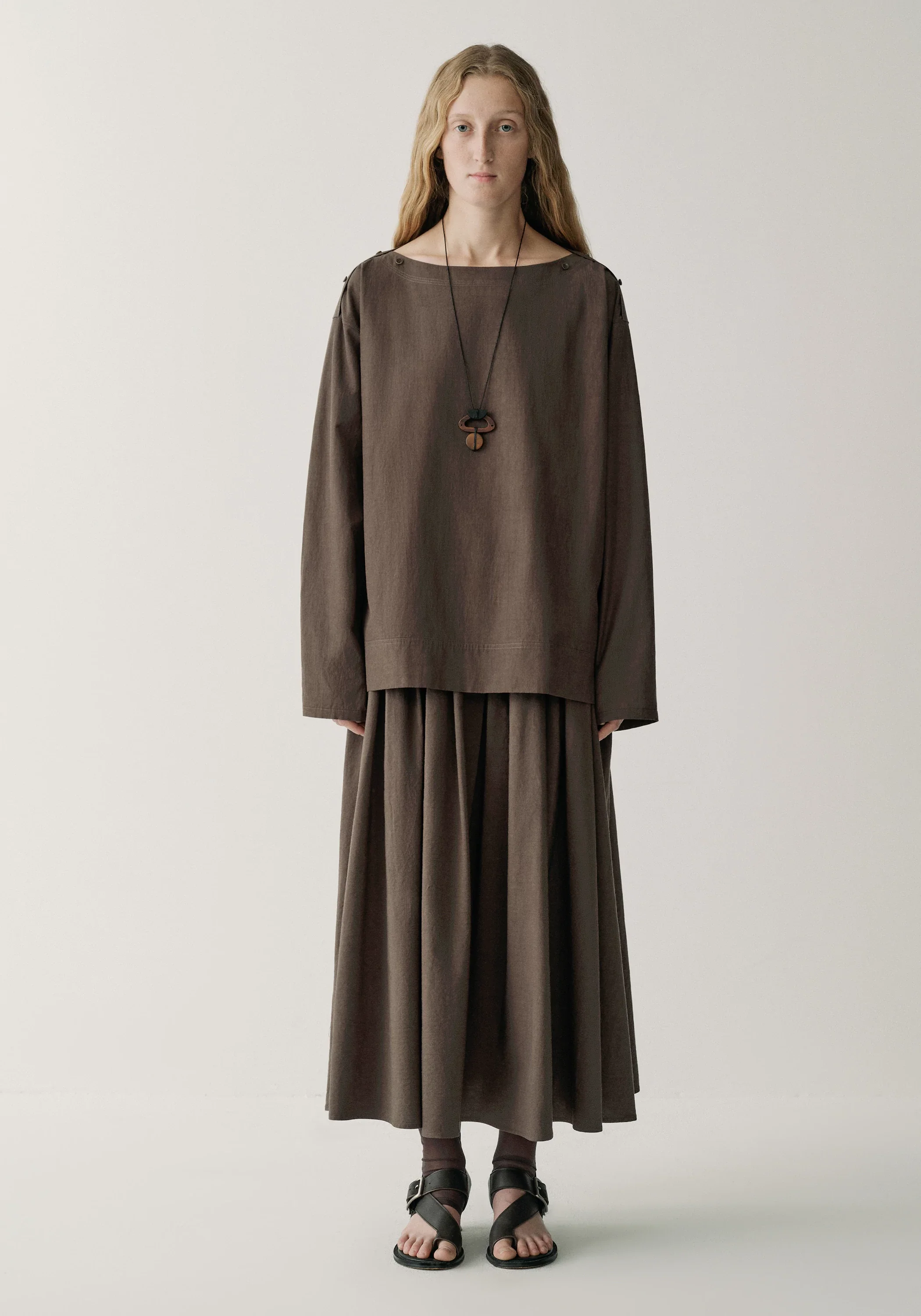 A-line Pleated Skirt