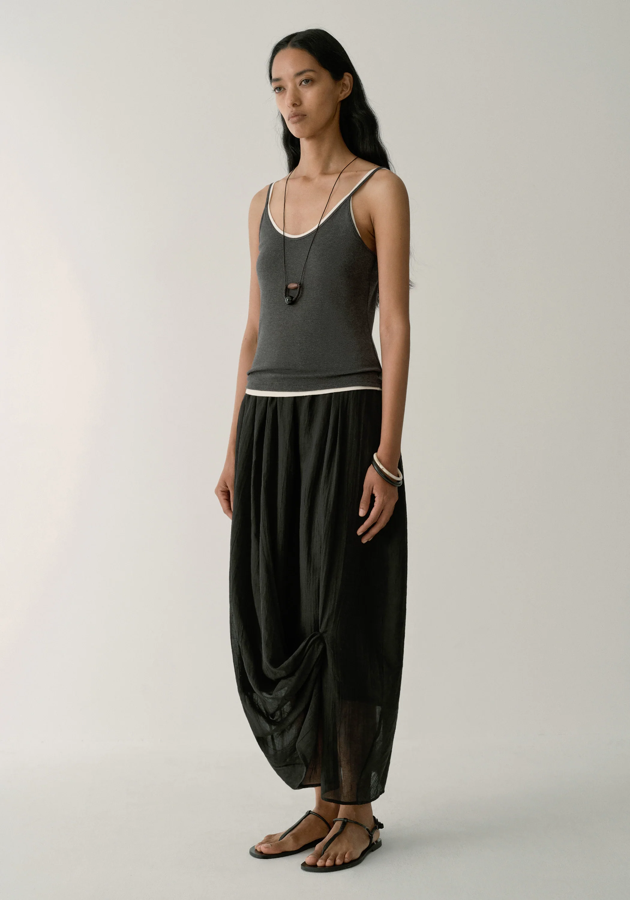 Textured Cotton Skirt - Image 12