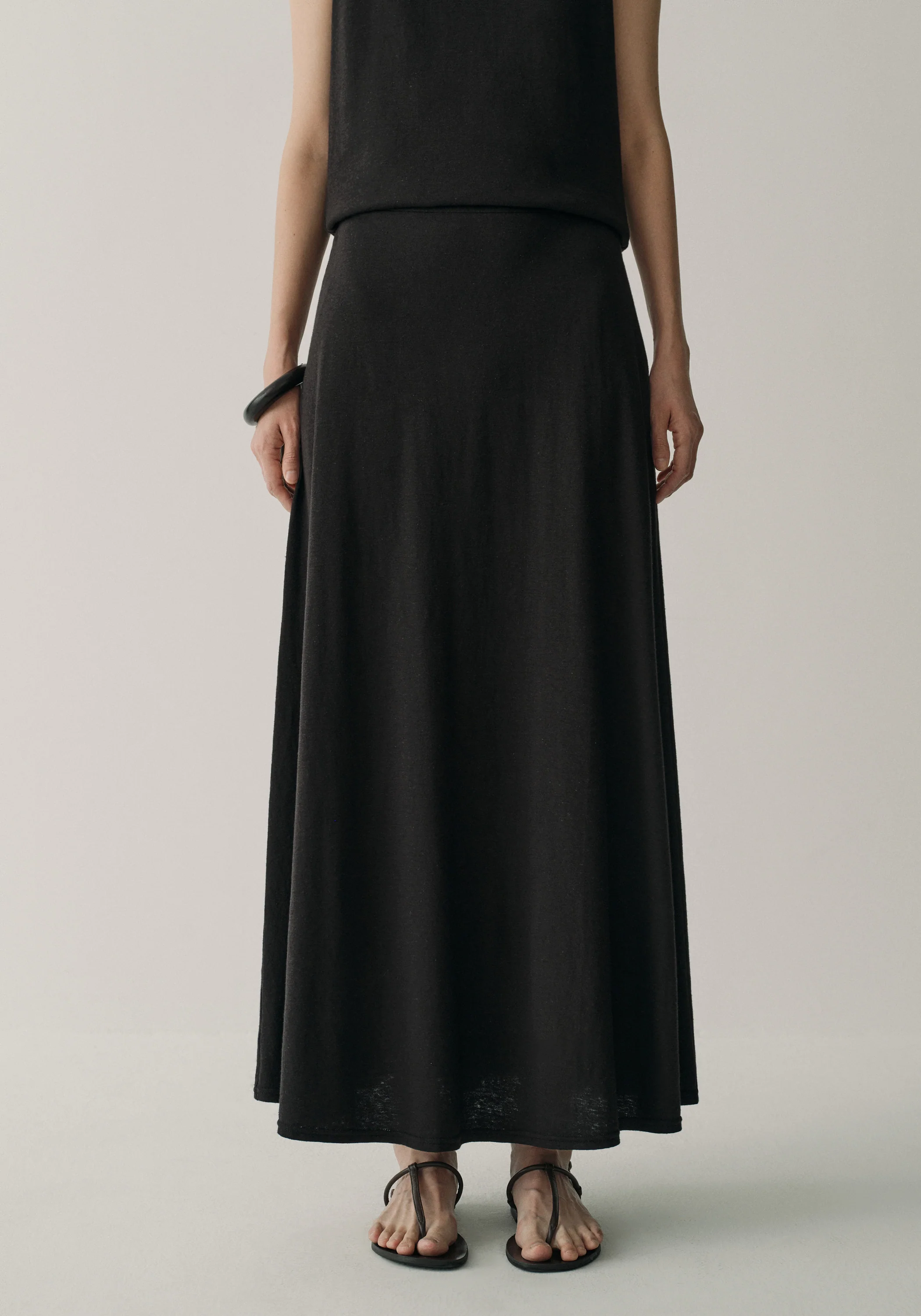 Hemp-cotton Maxi Skirt - Image 12