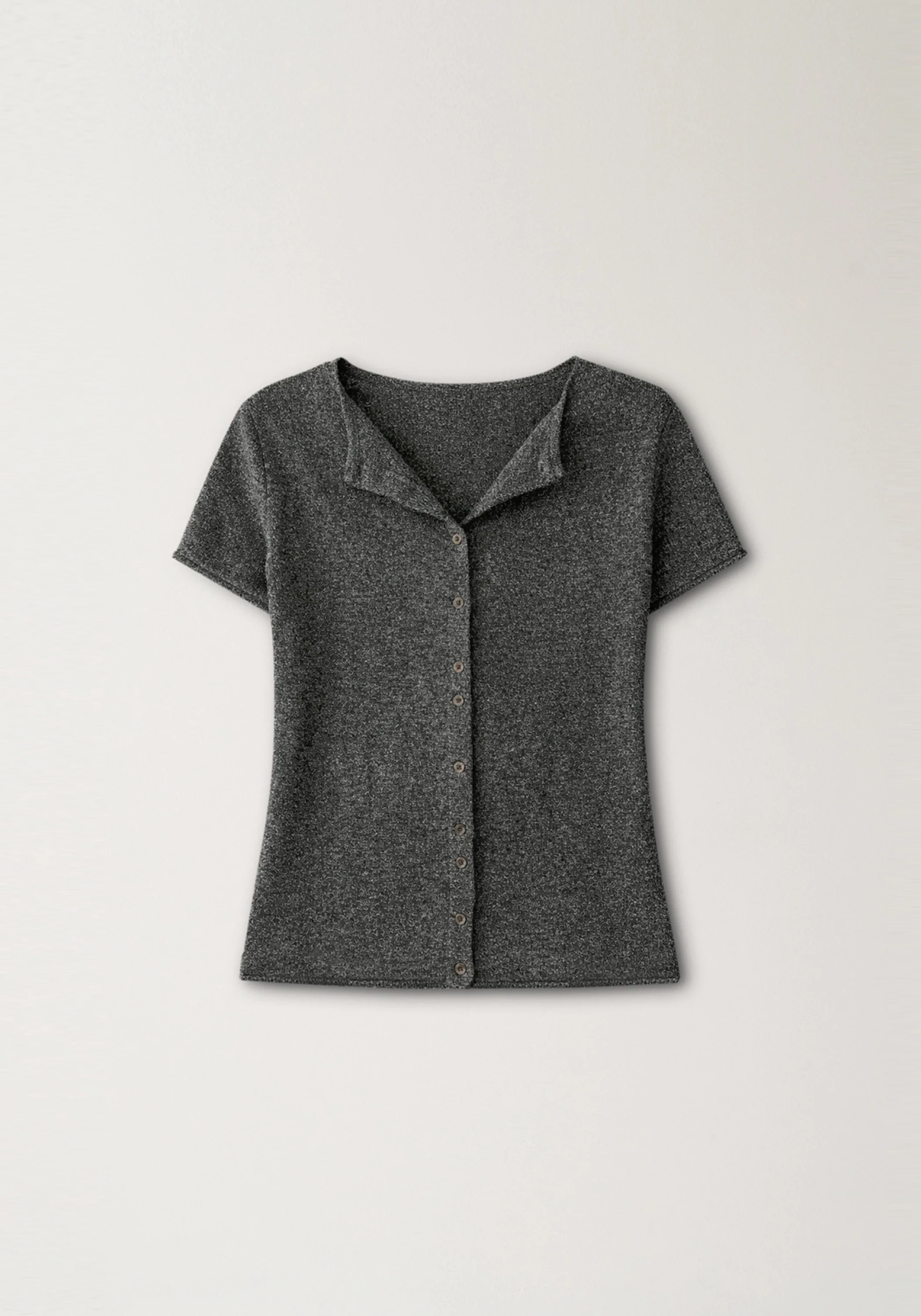 Short-sleeved Linen Cardigan - Image 2