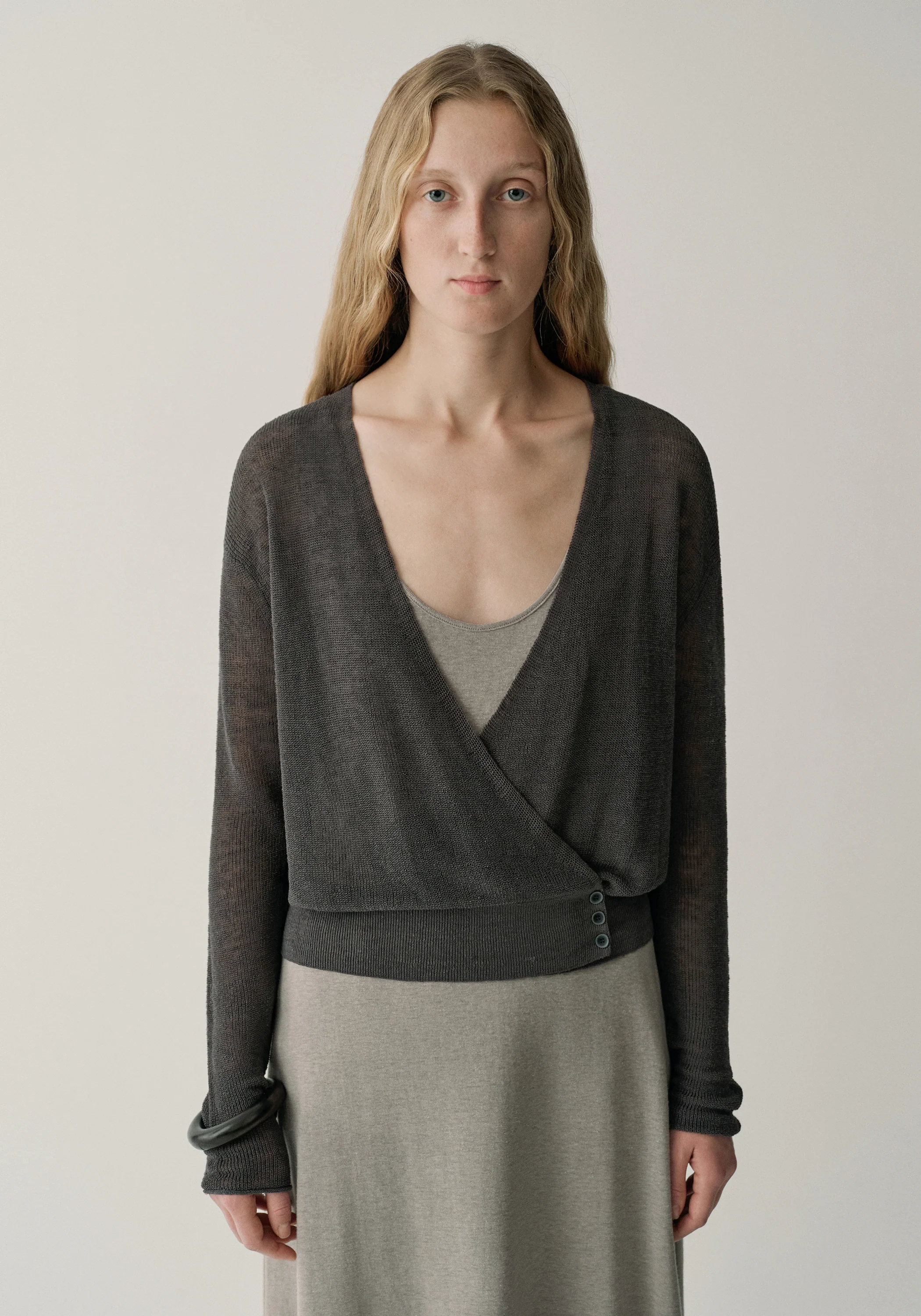 Wrap Linen Cardigan