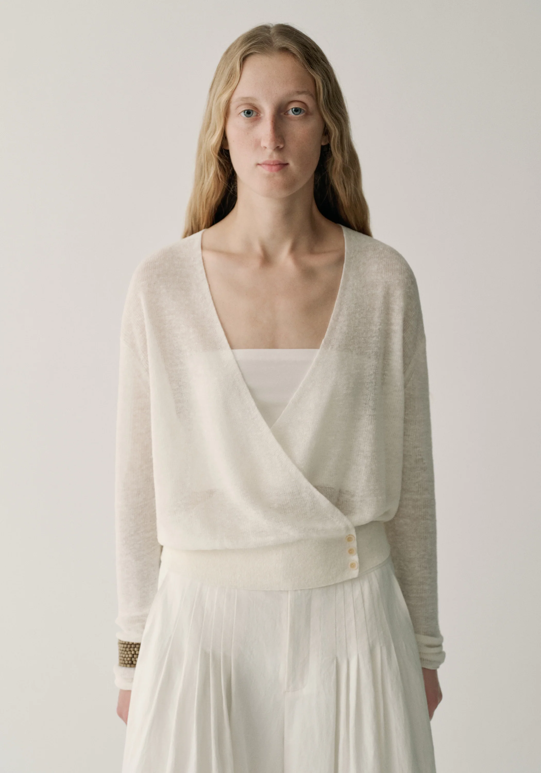 Wrap Linen Cardigan - Image 10