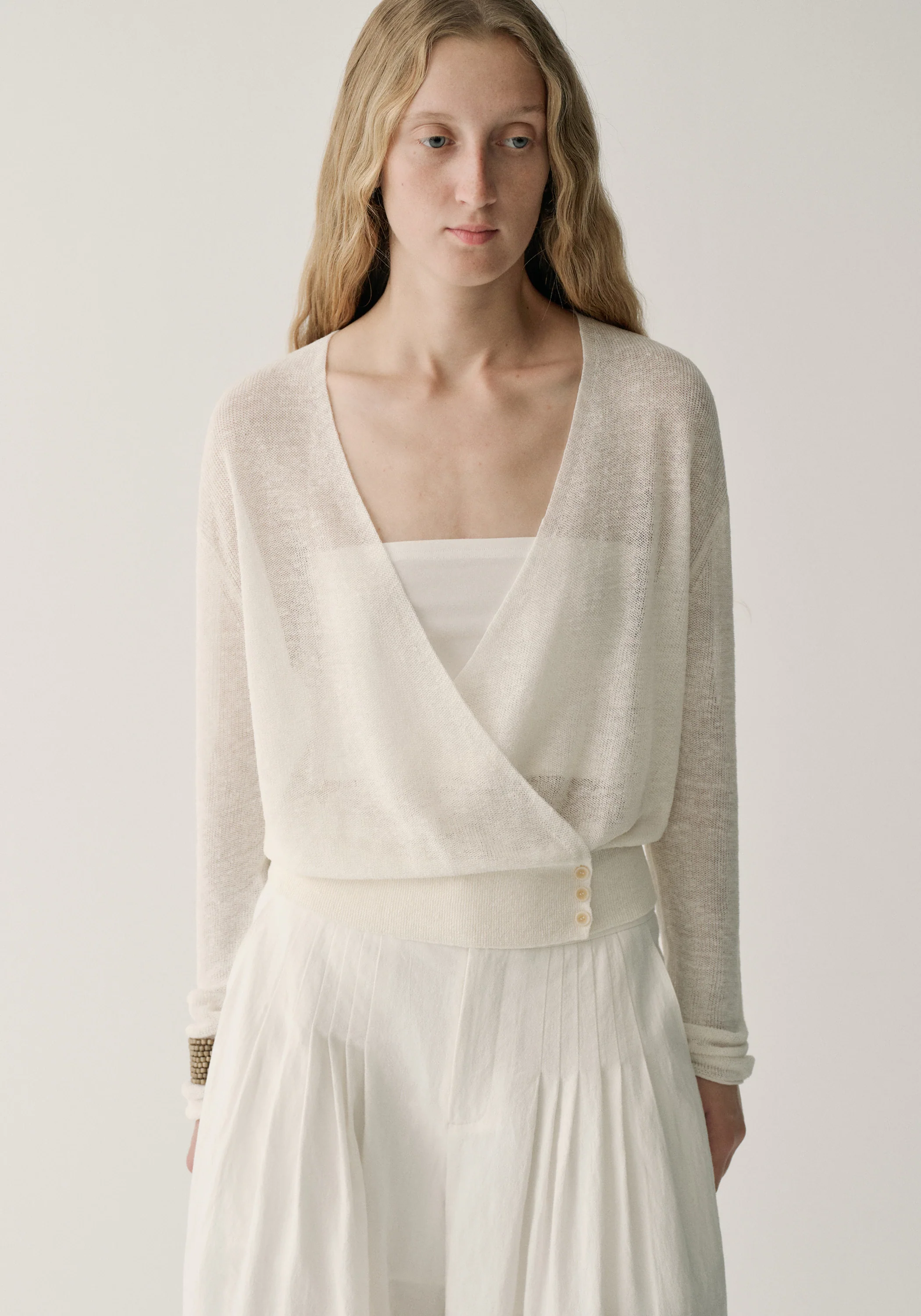 Wrap Linen Cardigan - Image 14