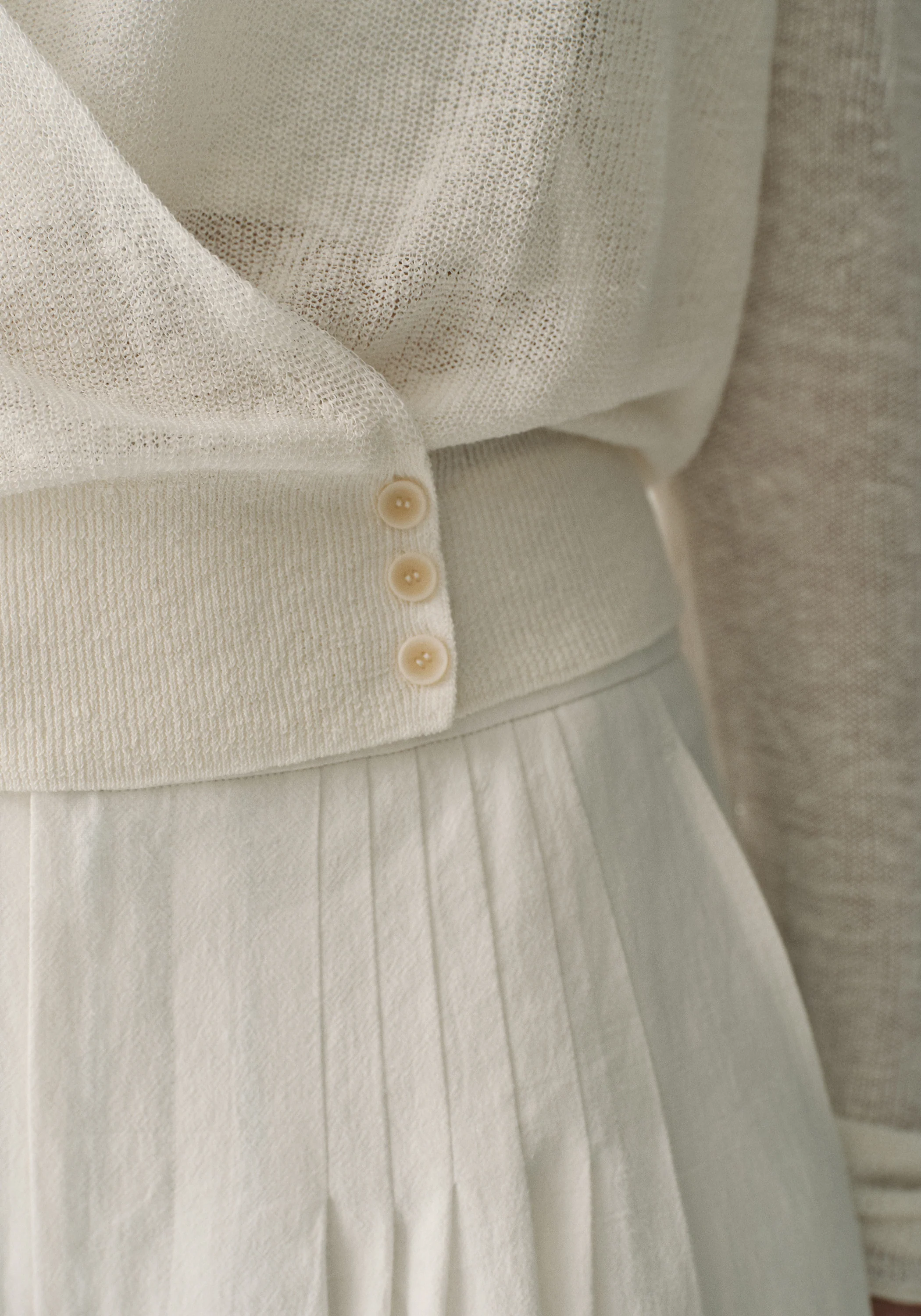 Wrap Linen Cardigan - Image 15