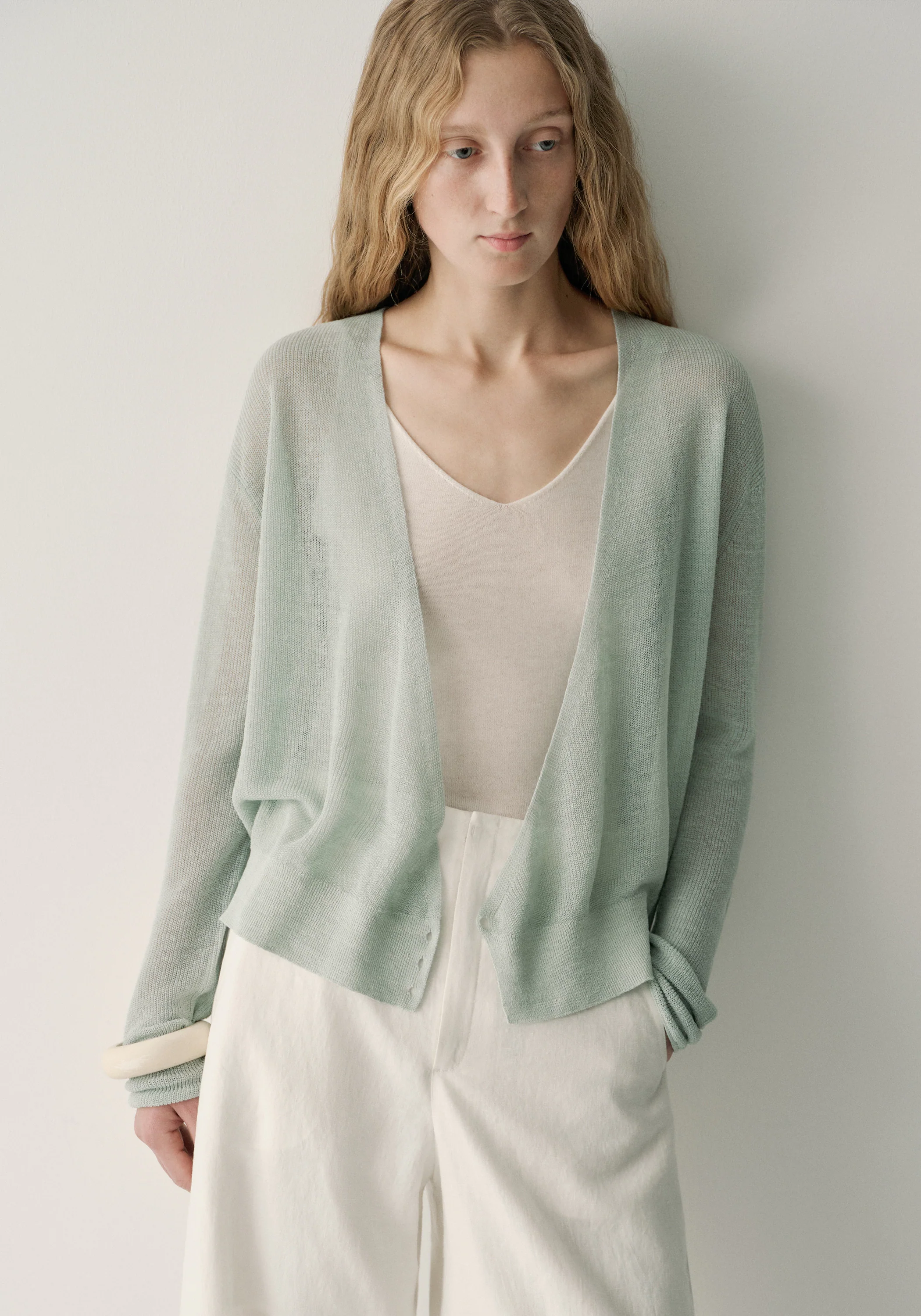 Wrap Linen Cardigan - Image 22
