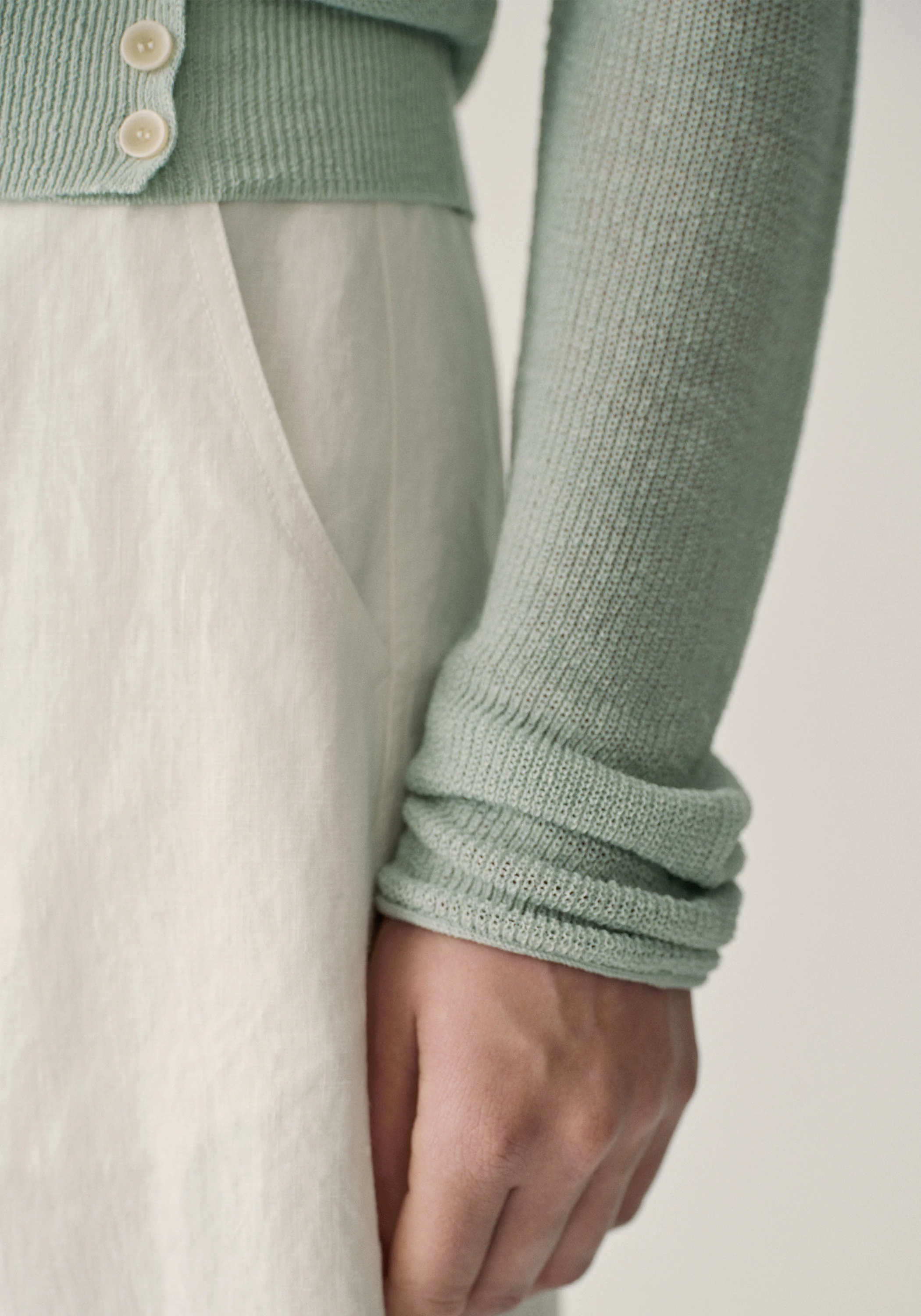 Wrap Linen Cardigan - Image 24