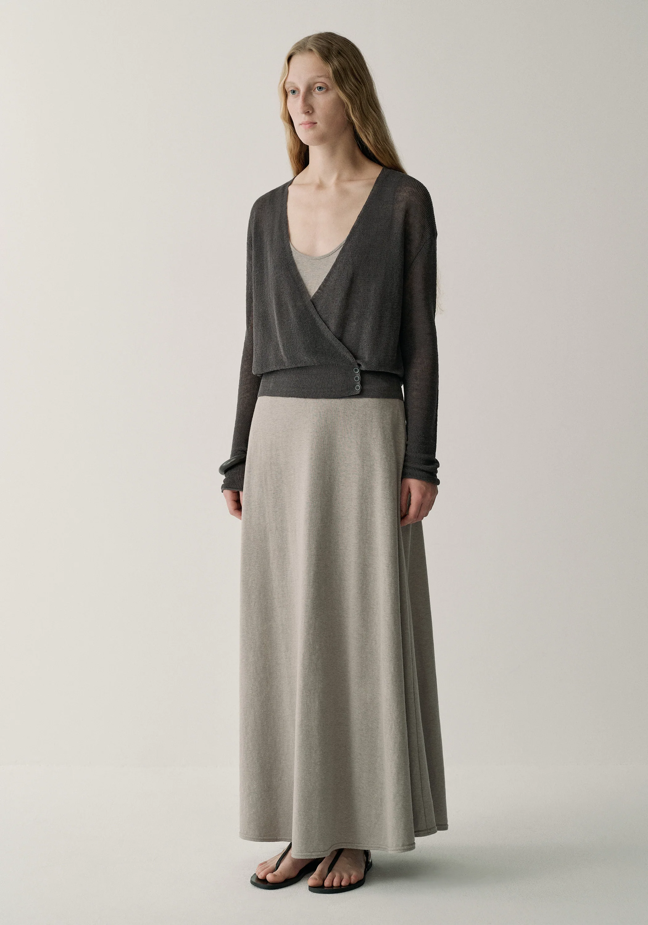 Wrap Linen Cardigan - Image 4