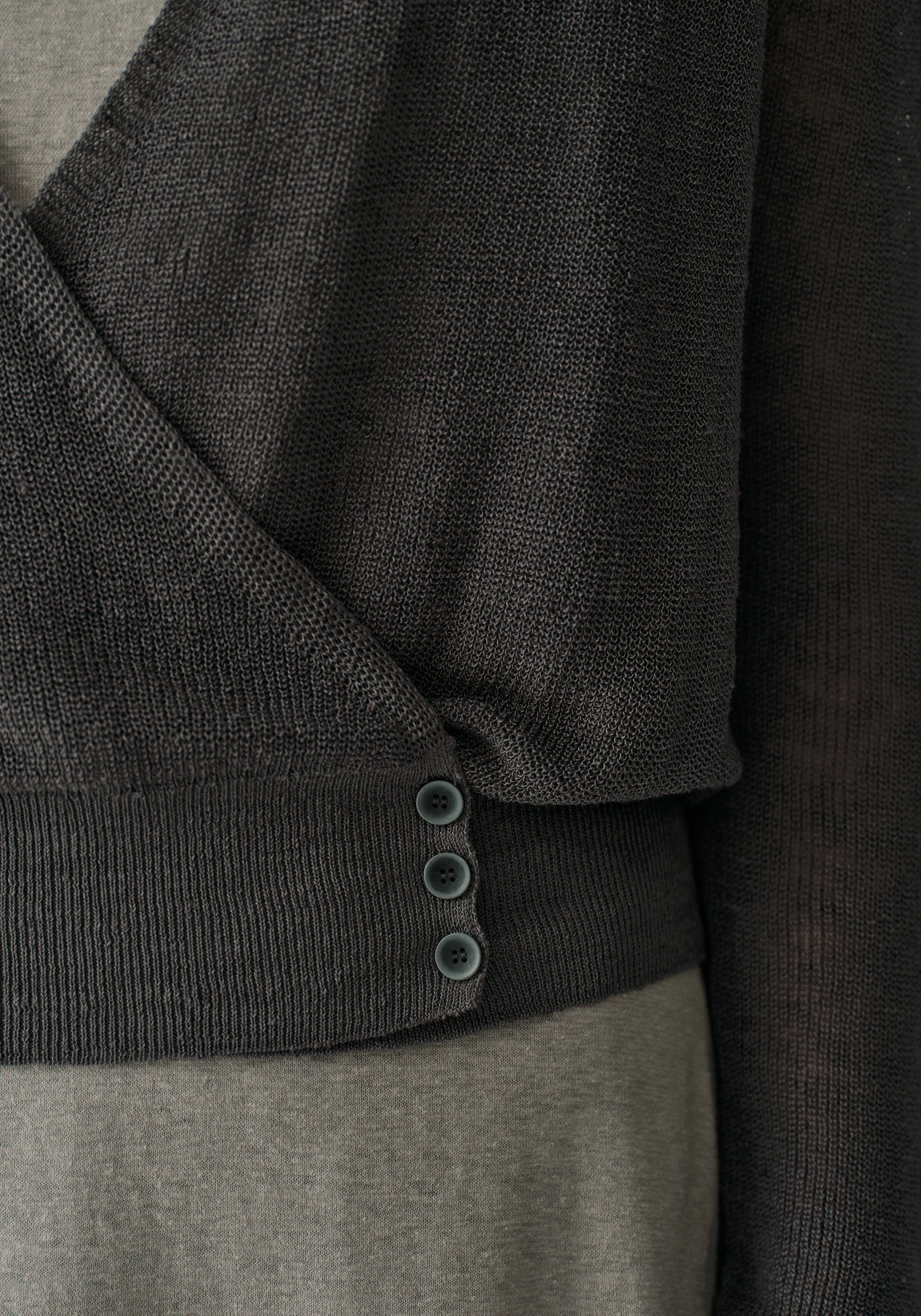 Wrap Linen Cardigan - Image 7