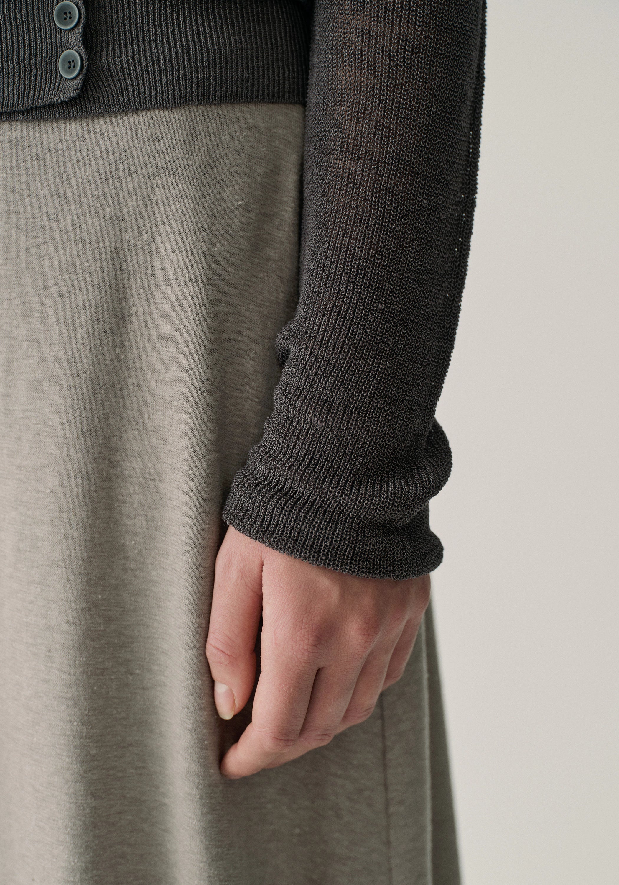 Wrap Linen Cardigan - Image 8