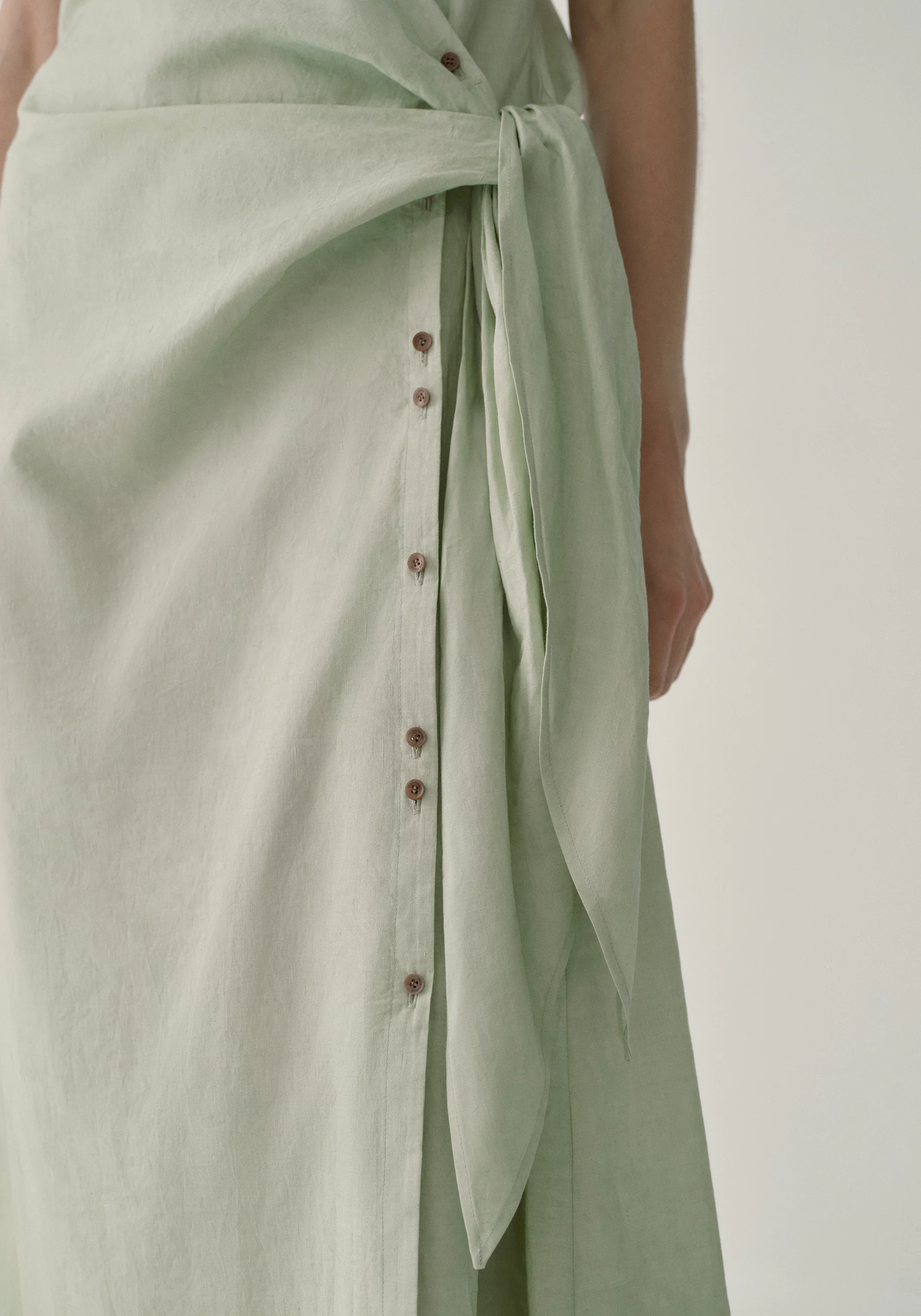 Asymmetric Side-tie Dress - Image 13