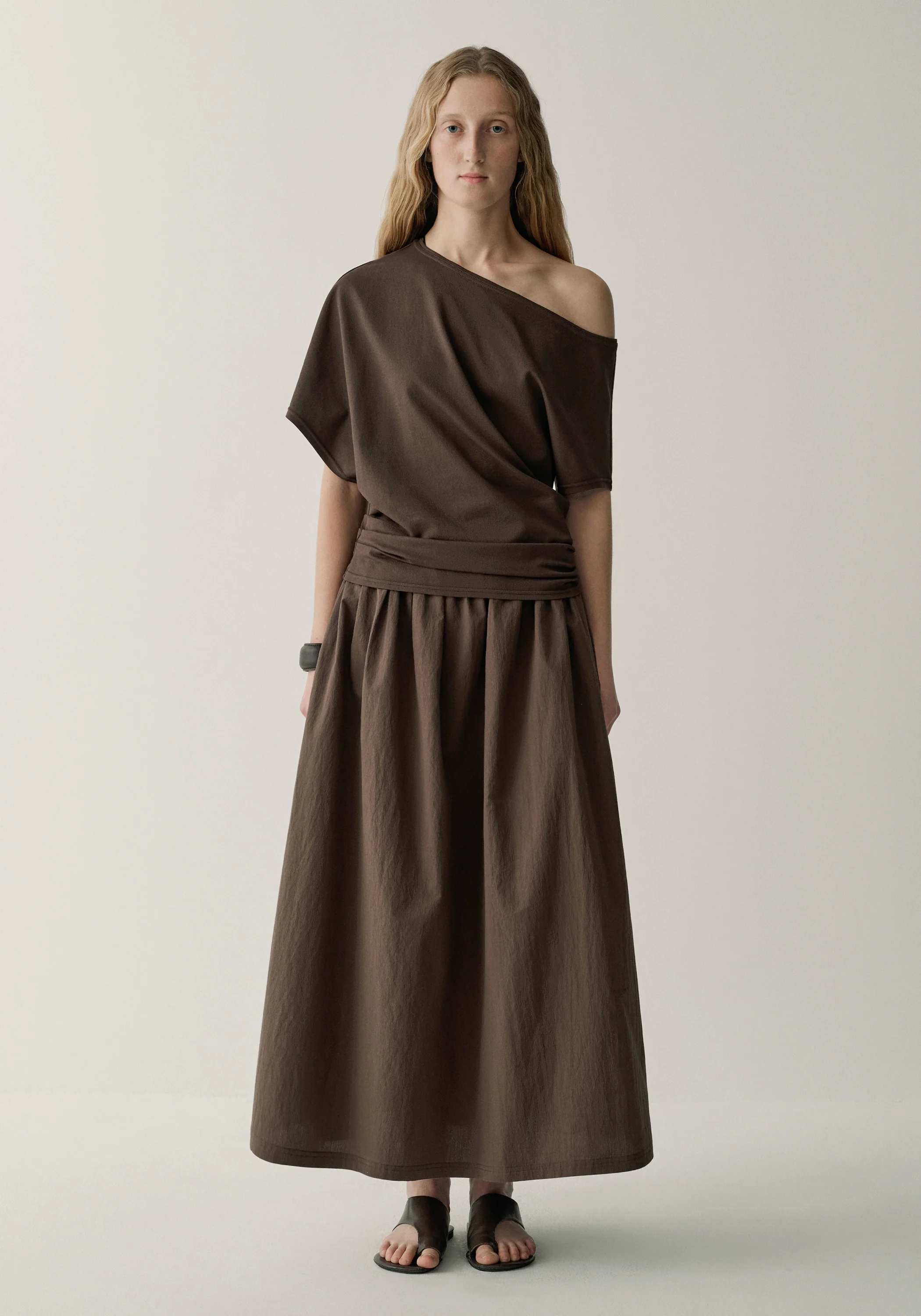 Knit-woven Dress