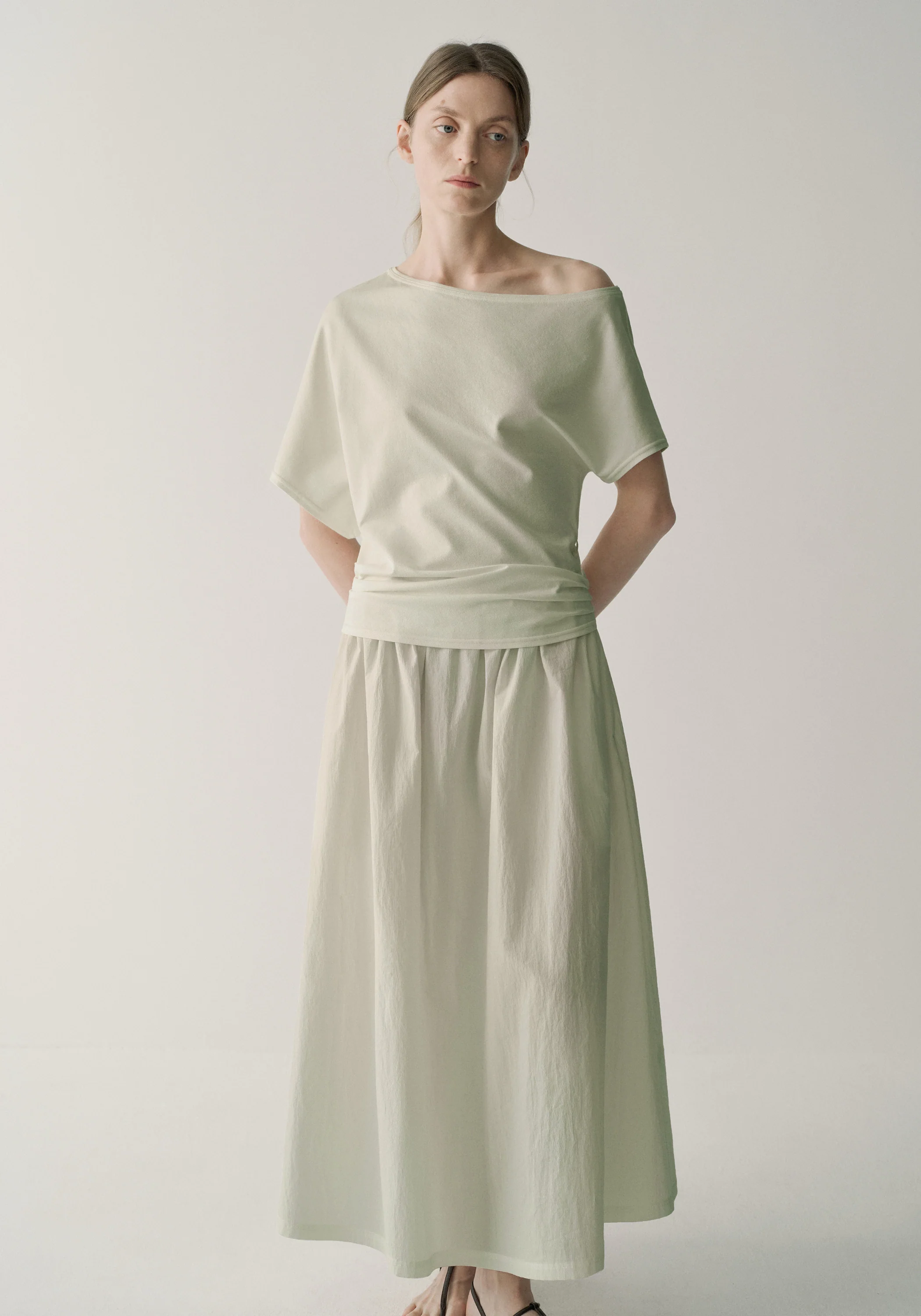 Knit-woven Dress - Image 17