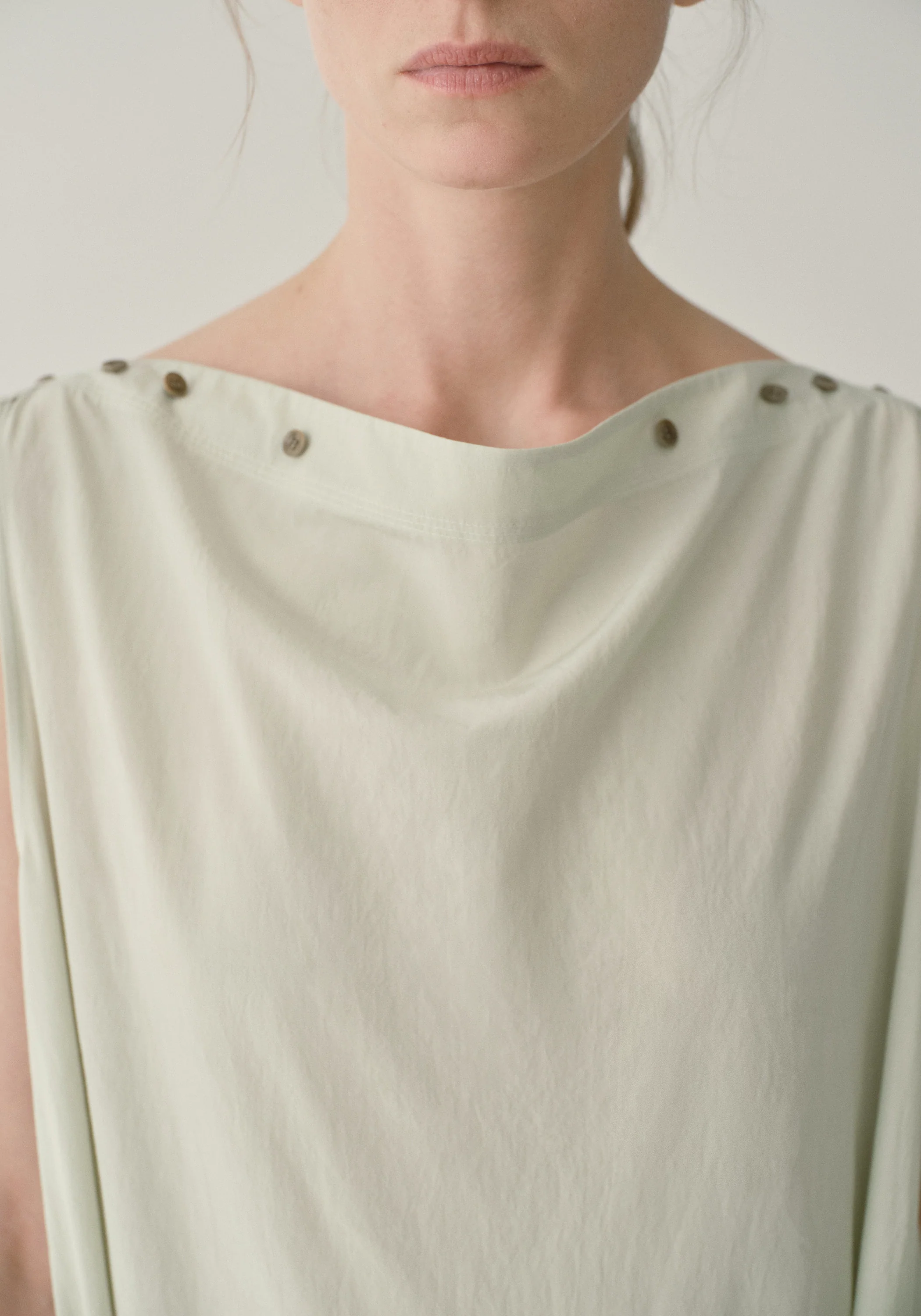 Button-detail Sleeveless Dress - Image 15