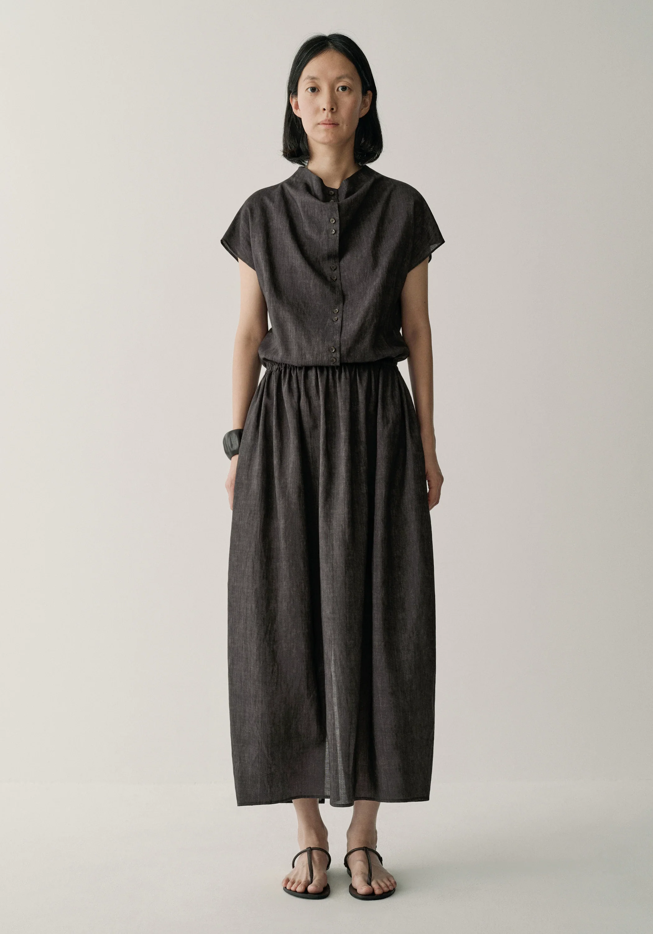Cowl-neck Maxi Dress