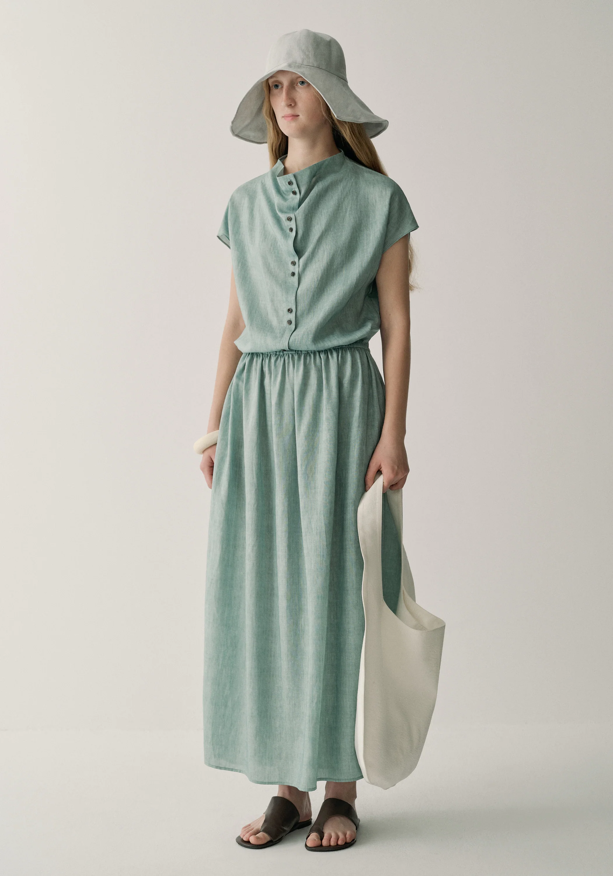Cowl-neck Maxi Dress - Image 10