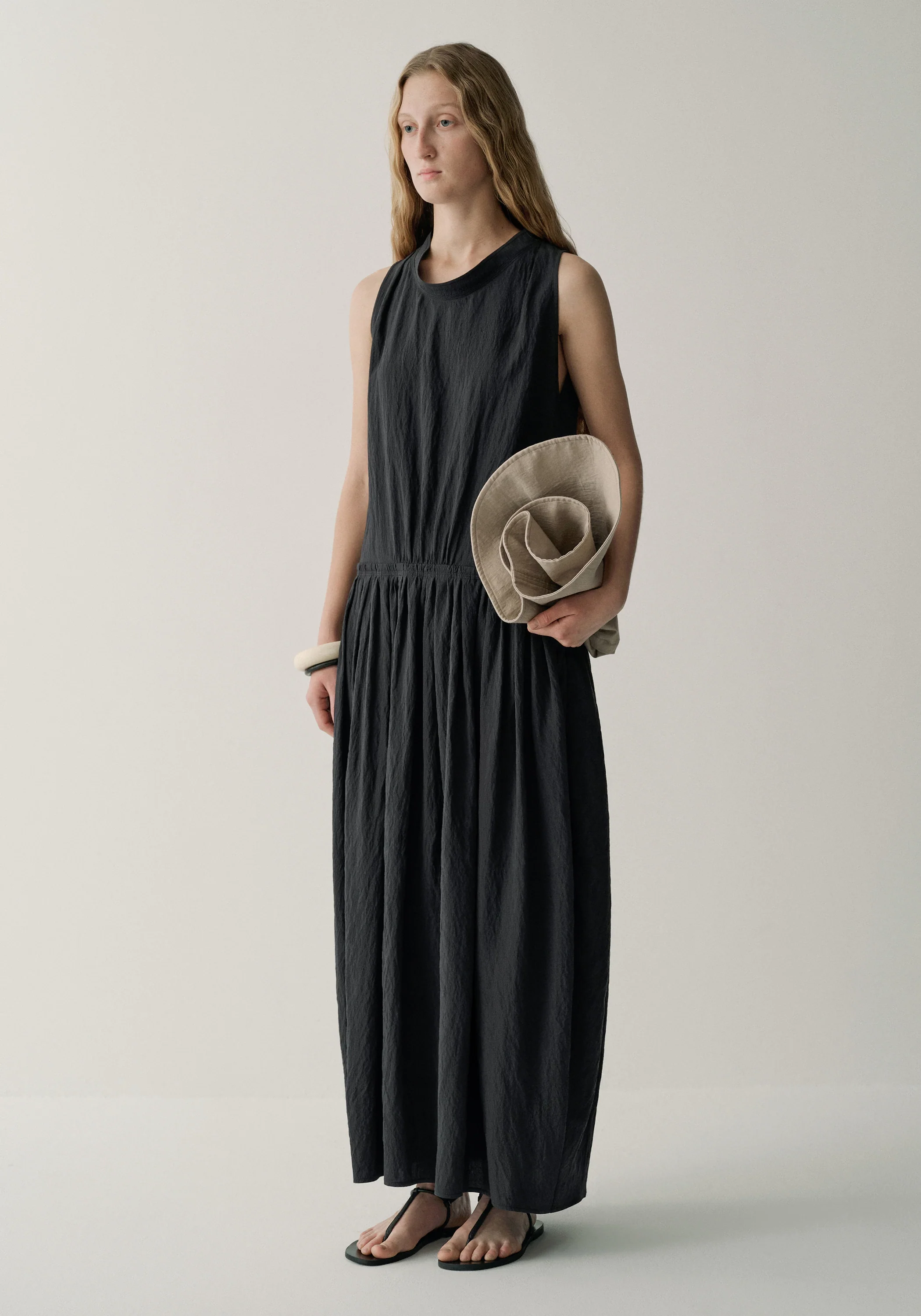 Crinkled Sleeveless Dress - Image 4